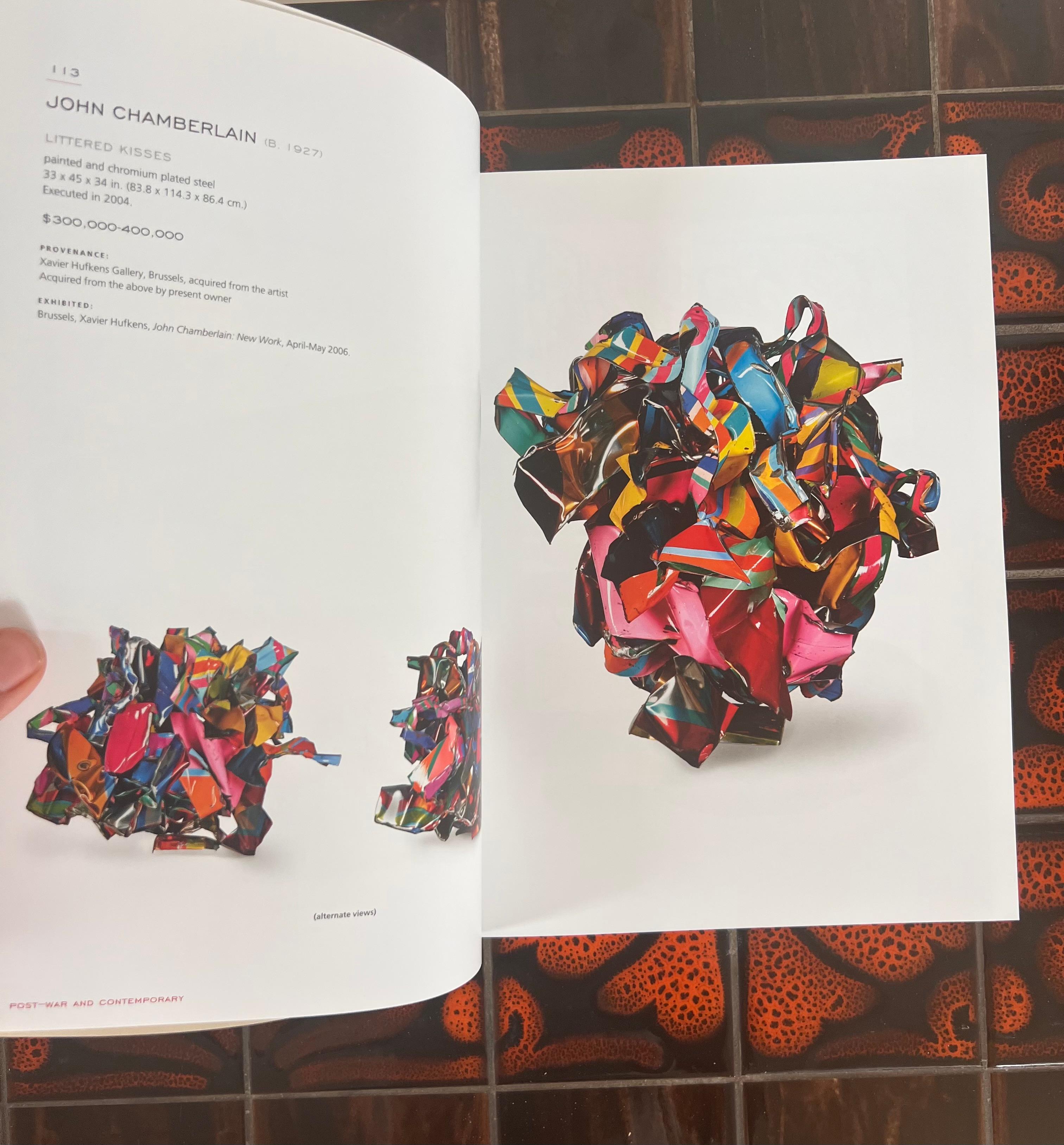 Catalogue de vente aux enchères de Christie's Post-War and Contemp Art / coffee table book, 2008 en vente 14