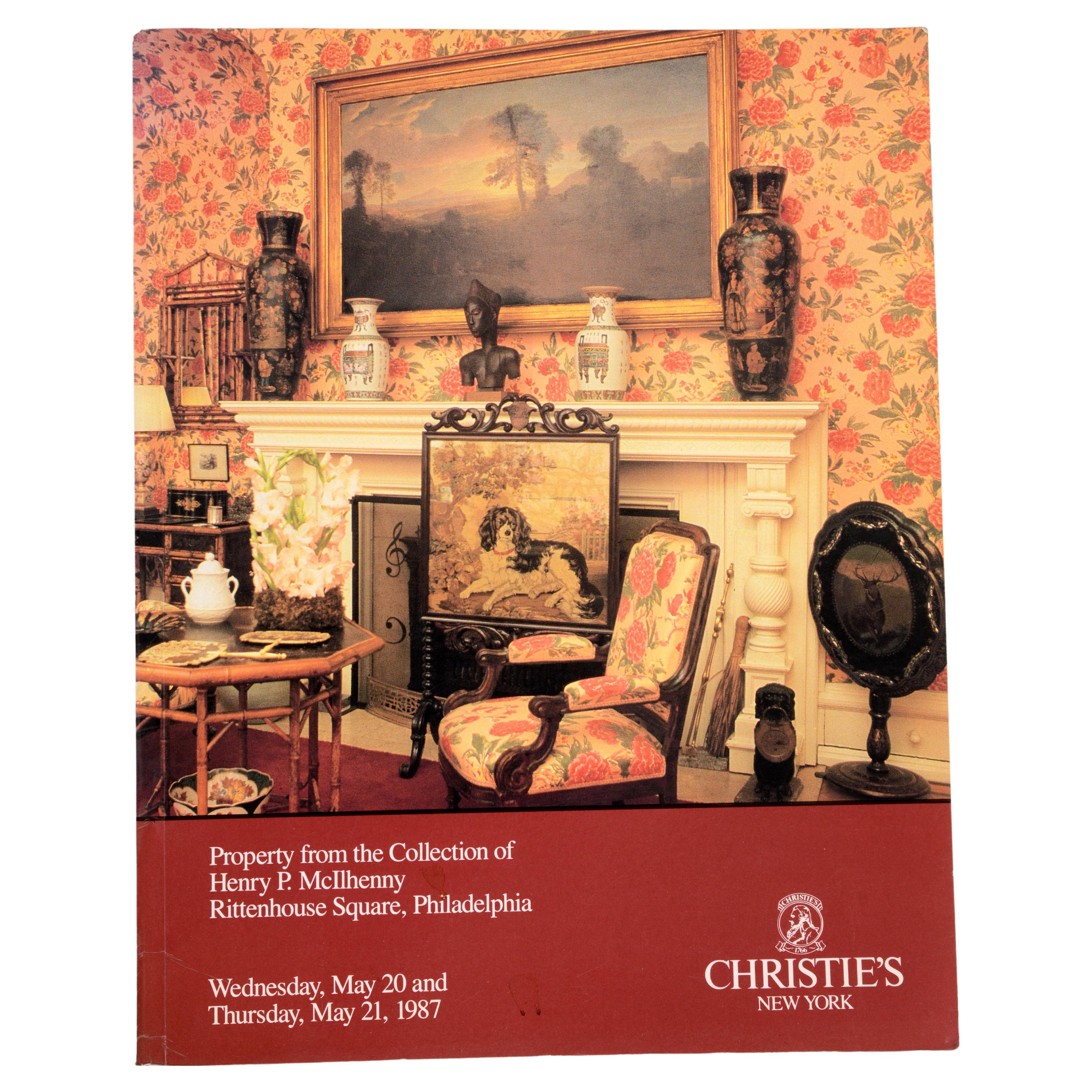 Christies: Property the Collection of Henry McIlhenny Rittenhouse Square, Phl For Sale