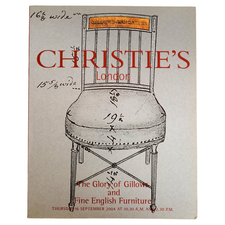 Christies Sep. 2004 Glory of Gillows and Fine English Furniture, 1st Ed