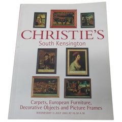 Vintage Christie's South Kensington Carpets, European Furniture, Decorative Objects