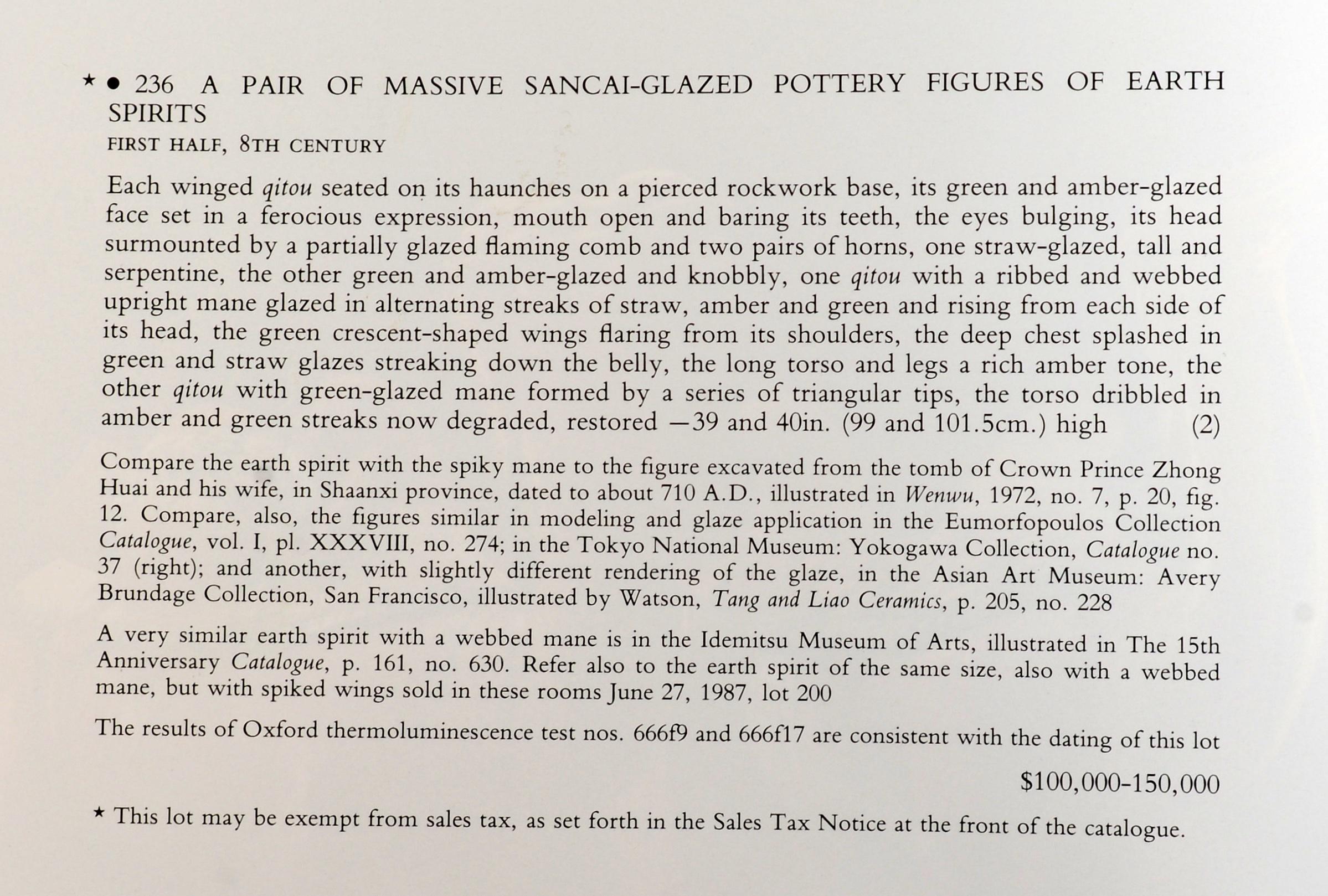 Christie's The Buffalo Society of Natural Sciences' Tang Dynasty Figures 5