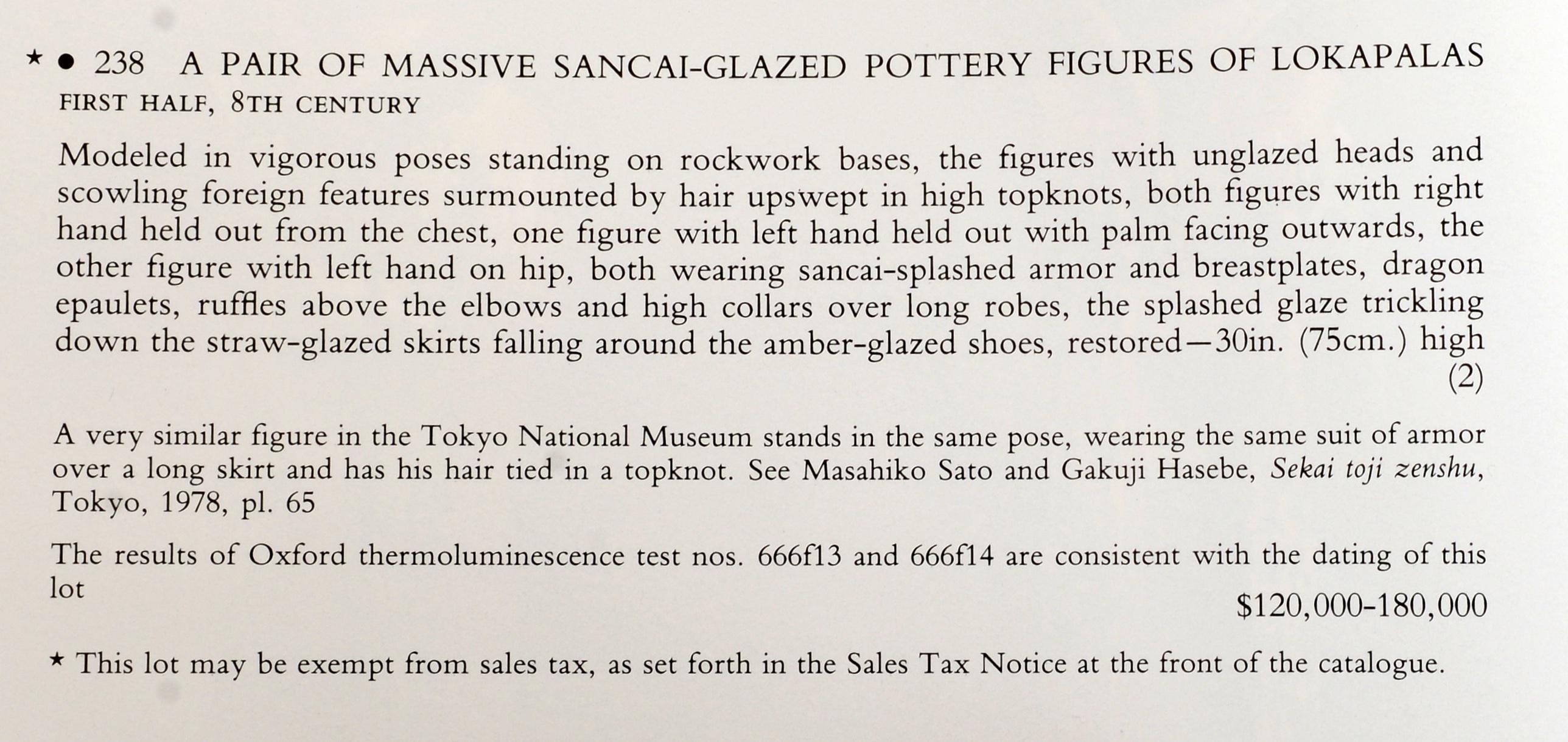Christie's The Buffalo Society of Natural Sciences' Tang Dynasty Figures 7