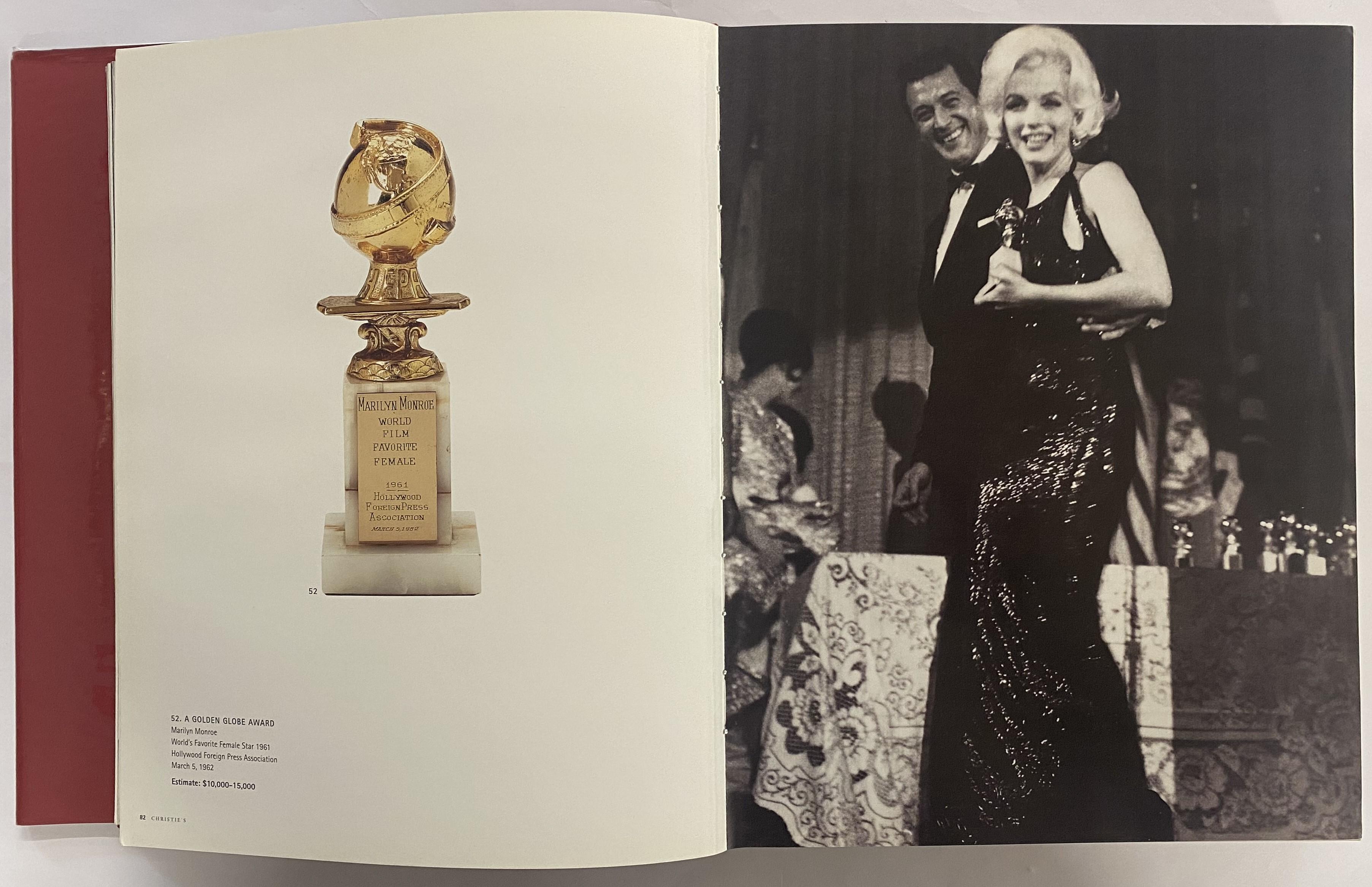 20ième siècle Christie's The Personal property of Marilyn Monroe  (Livre) en vente