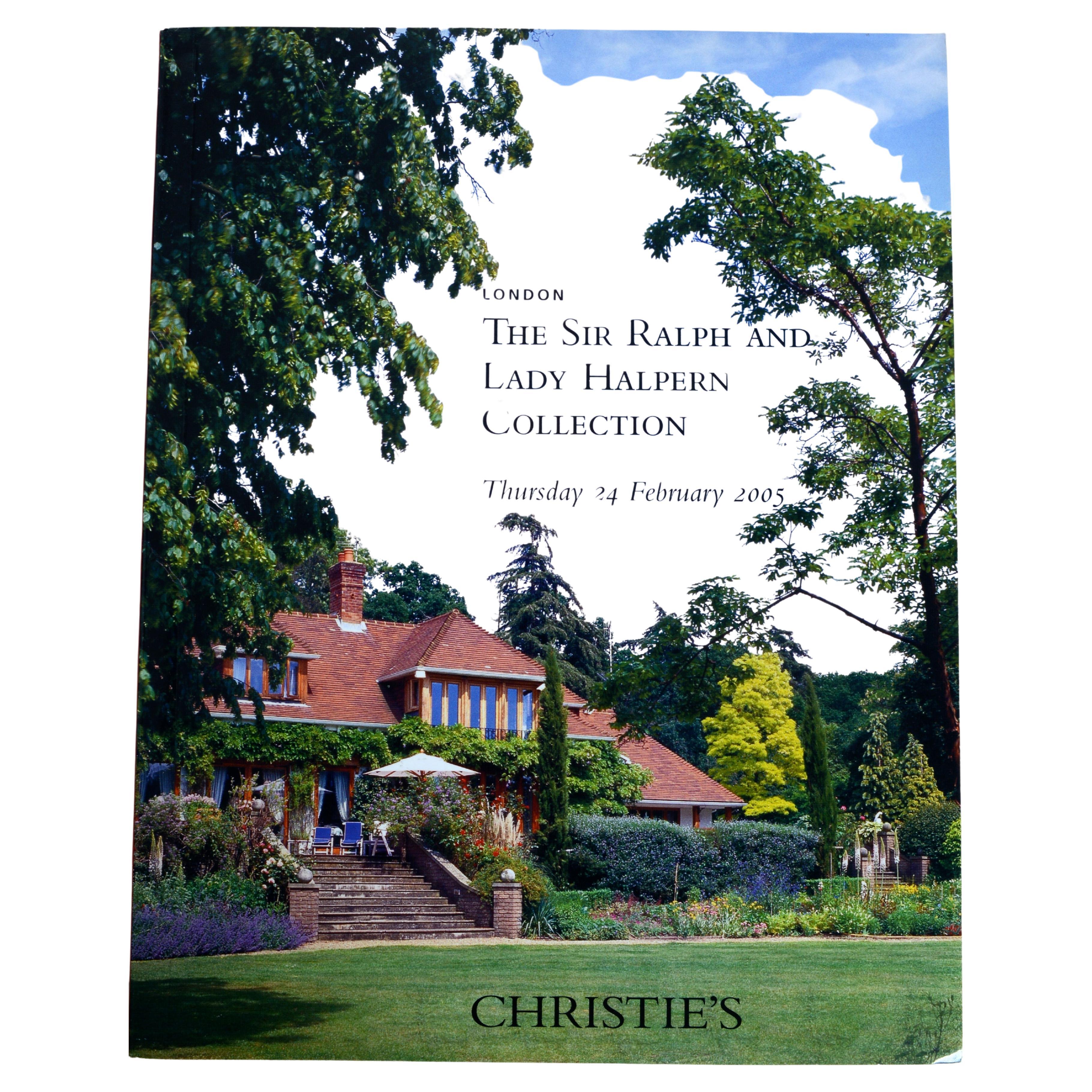 Christie's The Sir Ralph and Lady Halpern Collection London 2/24/05 For Sale