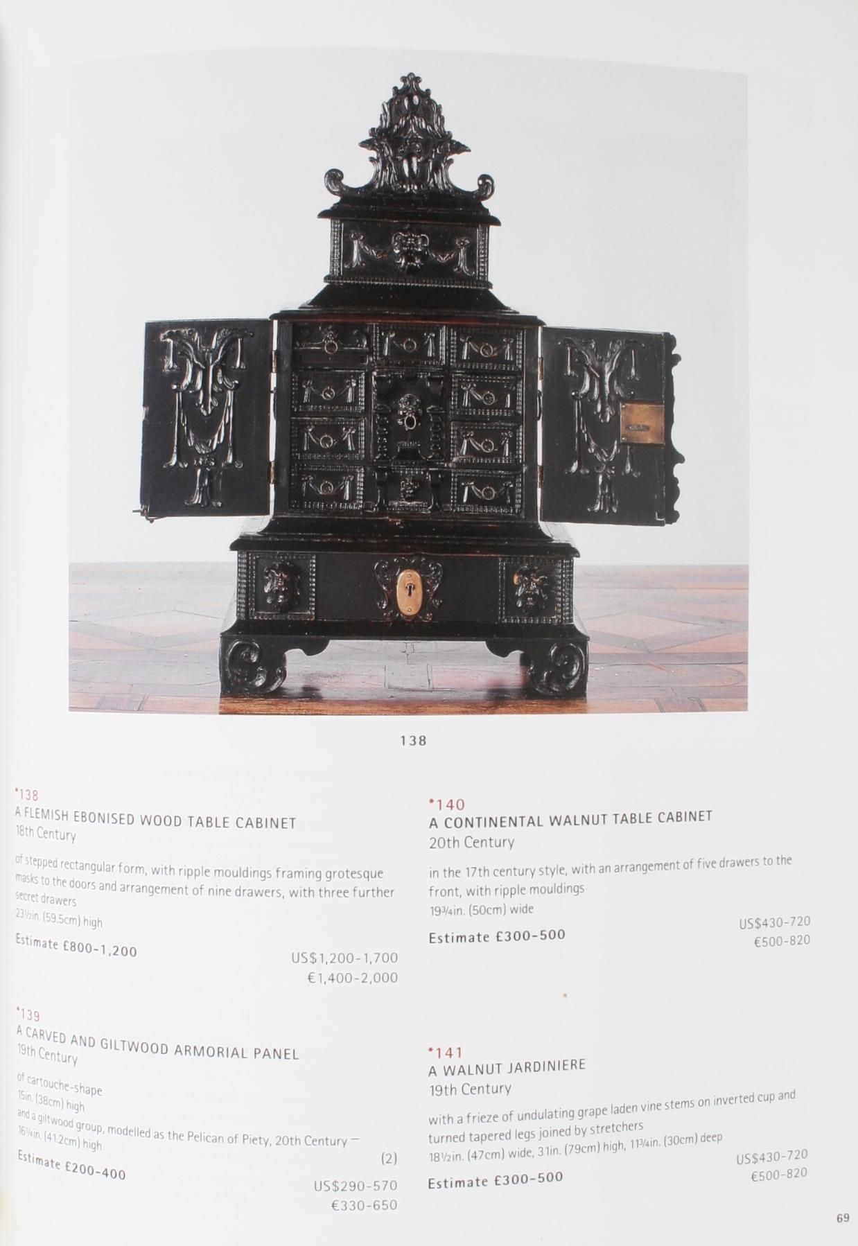 Christie's Works of Art Form Chateau Les Tours De Lenvège Auction Catalog 4/2002 2