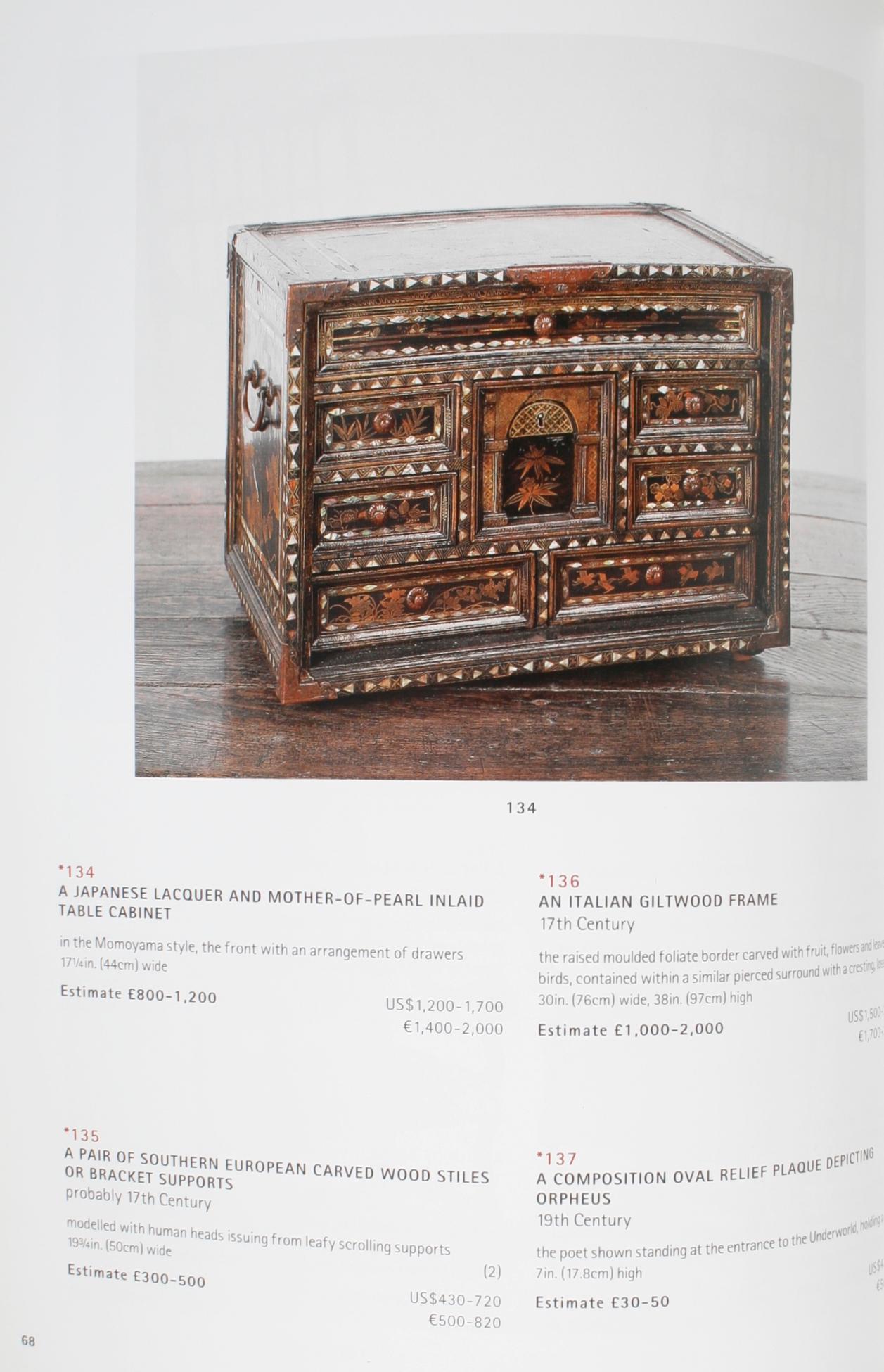 Christie's Works of Art Form Chateau Les Tours De Lenvège Auction Catalog 4/2002 3