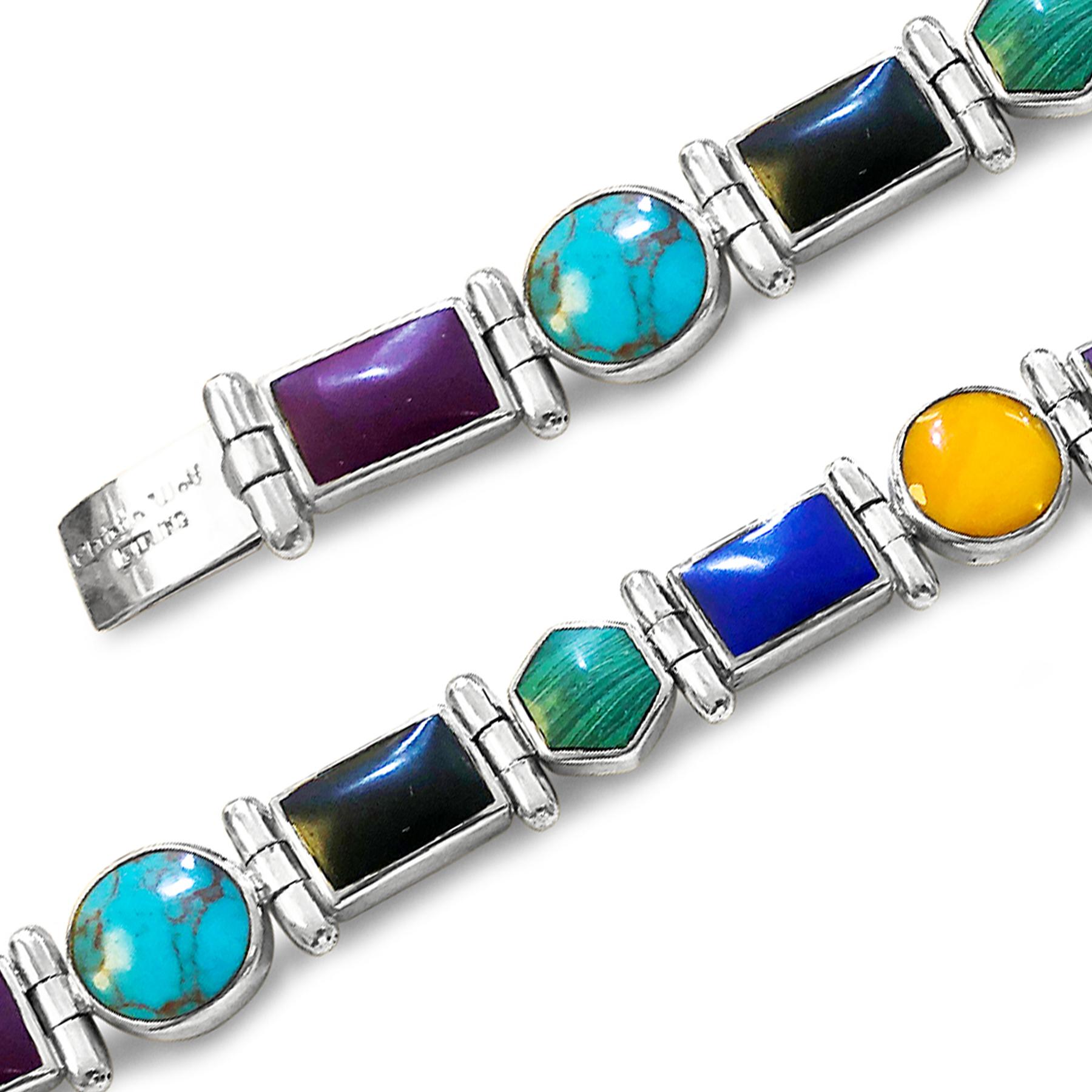 native american wolf bracelet