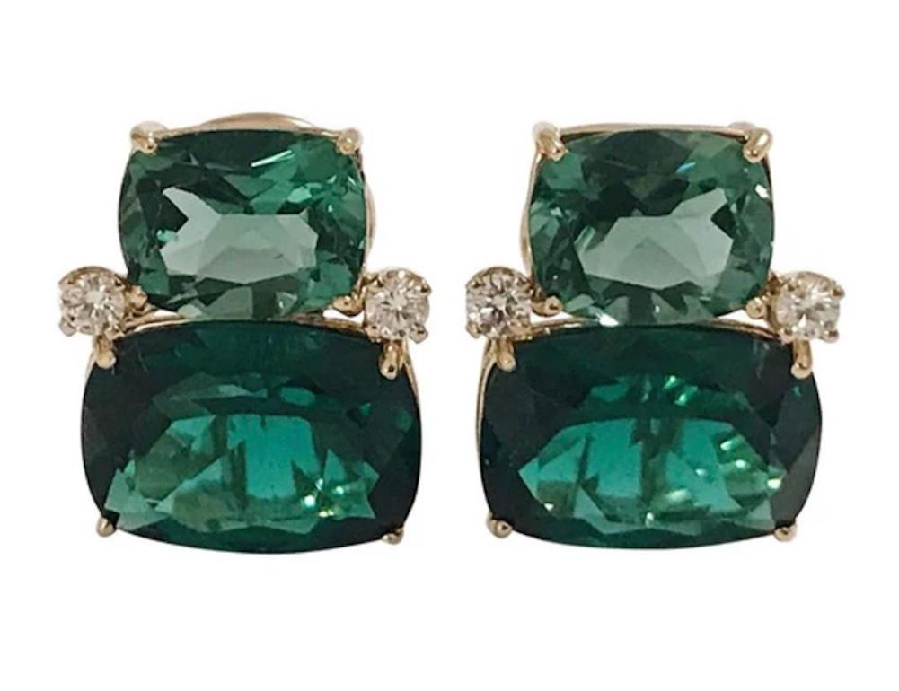 Christina Addison bespoke Rope Twist Border Earrings with Green Quartz For Sale 6