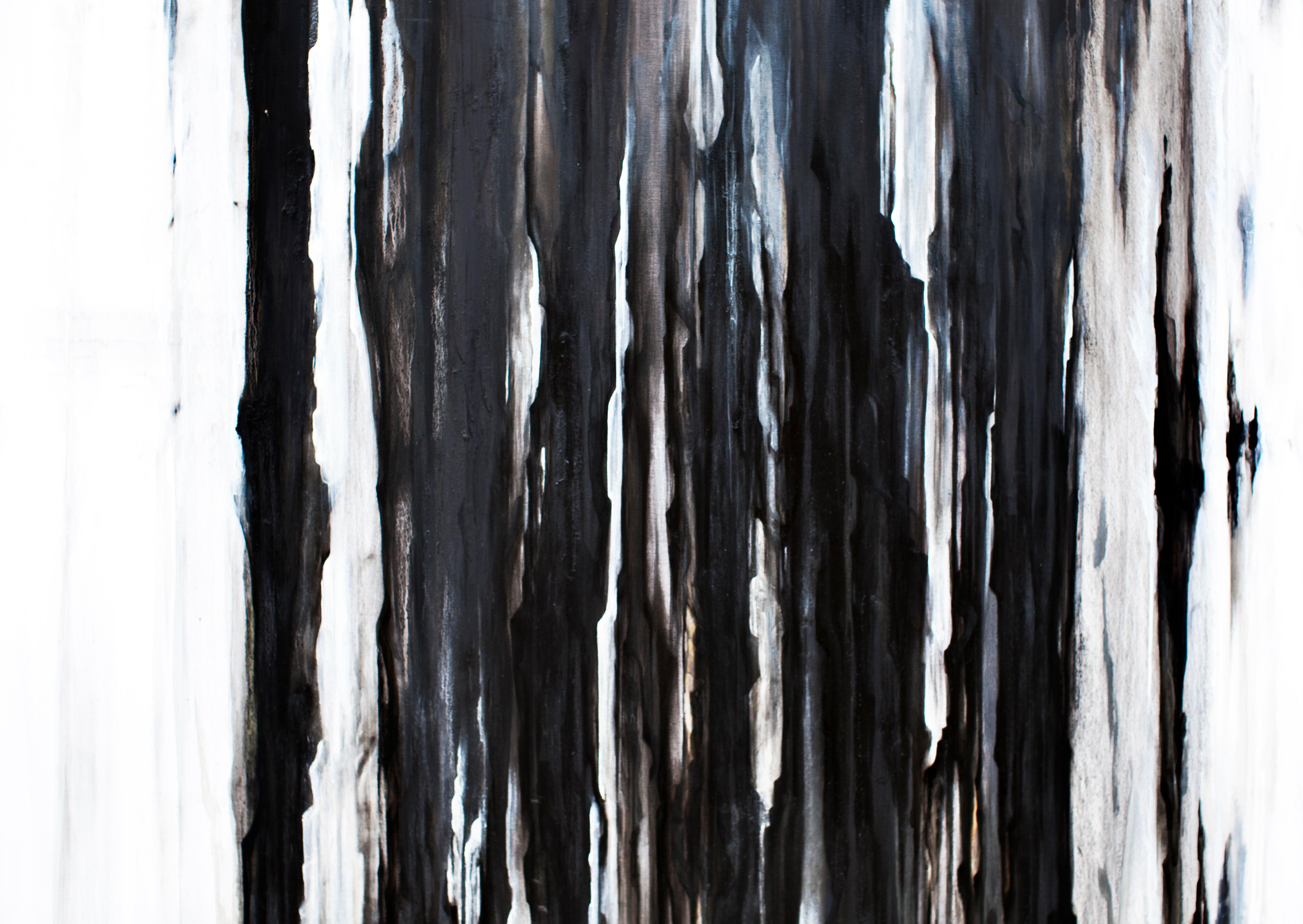 Linee nere - Painting di Christina Craemer
