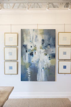 Genie in a Bottle by Christina Doelling, Large Vertical Abstract Painting
