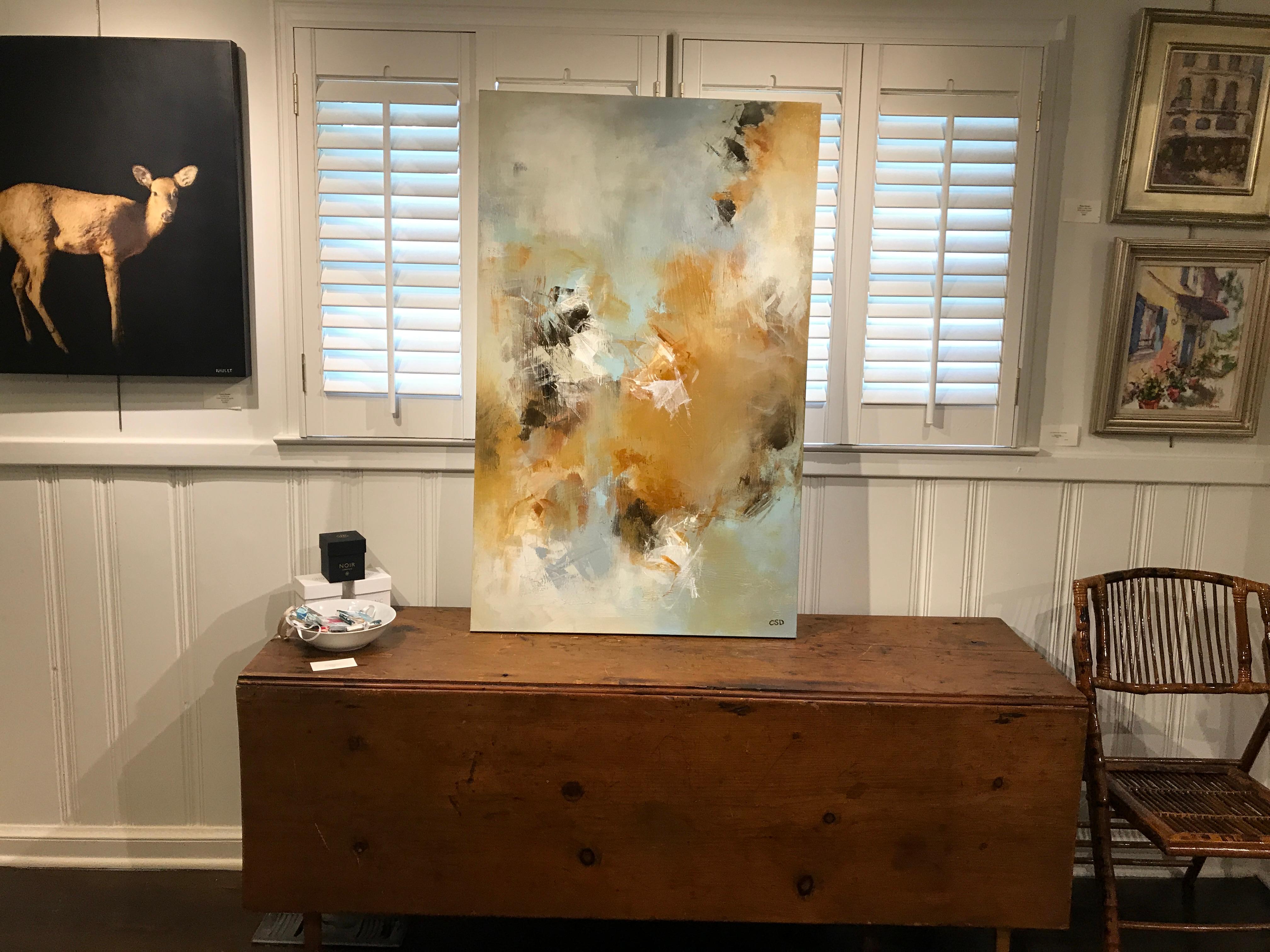 Key West by Christina Doelling, Large Abstract Mixed Media on Canvas Painting 1