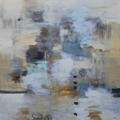 Large Abstract Painting Contemporary Mixed Media on Canvas Colorful Modern Art