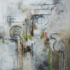 Visions of Rome by Christina Doelling, Large Square Abstract Painting