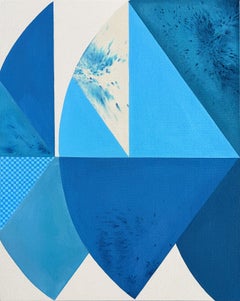 Small Floral Abstract Painting, Contemporary Canvas Art 30x24