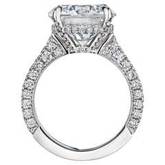 GIA zertifizierter 5,00 Karat D VS2 GIA runder Diamant-Verlobungsring „Christina“
