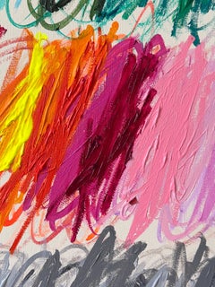 Christina Gschwantner Circus Gestures Contemporary Abstract Painting Bright