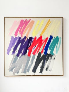 Christina Gschwantner Flying New Gestures Contemporary Abstract Painting Bright