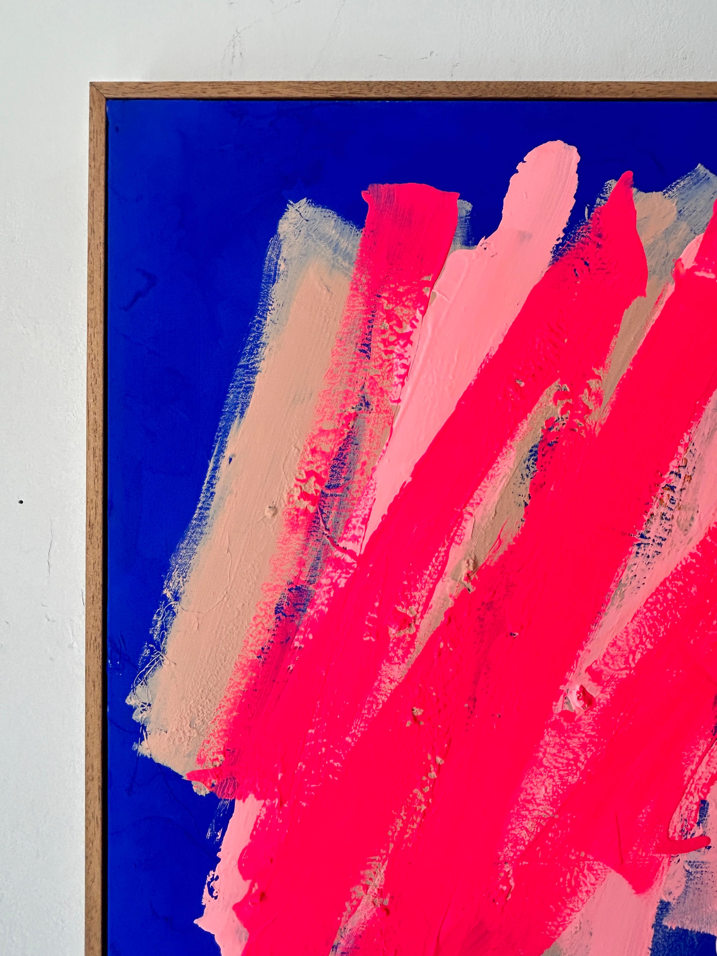 Christina Gschwantner Große blaue Gesten Zeitgenössische abstrakte Malerei Hell (Blau), Abstract Painting, von  Christina Gschwantner