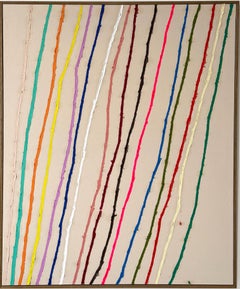 Christina Gschwantner Linings, Gestures Contemporary Abstract Painting Bright