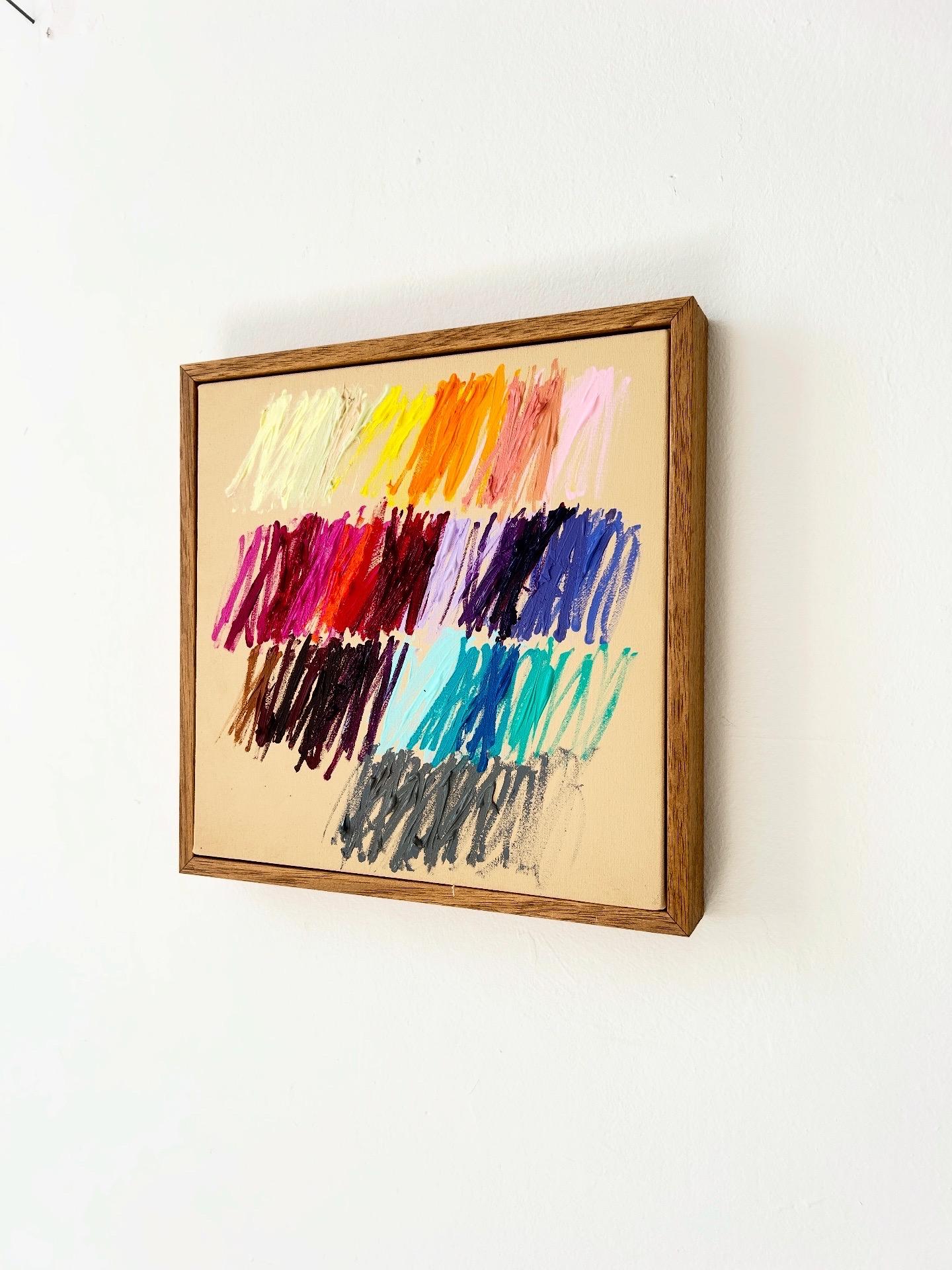 Die Arbeiten spiegeln die Beherrschung der Gesten und Emotionen des Künstlers wider, wobei jedes Zeichen zu einer visuellen Sprache wird. Ein auffälliges Stück, das Bewegung, Tiefe und Intensität in jede Sammlung oder Einrichtung bringt.

Bei Escat