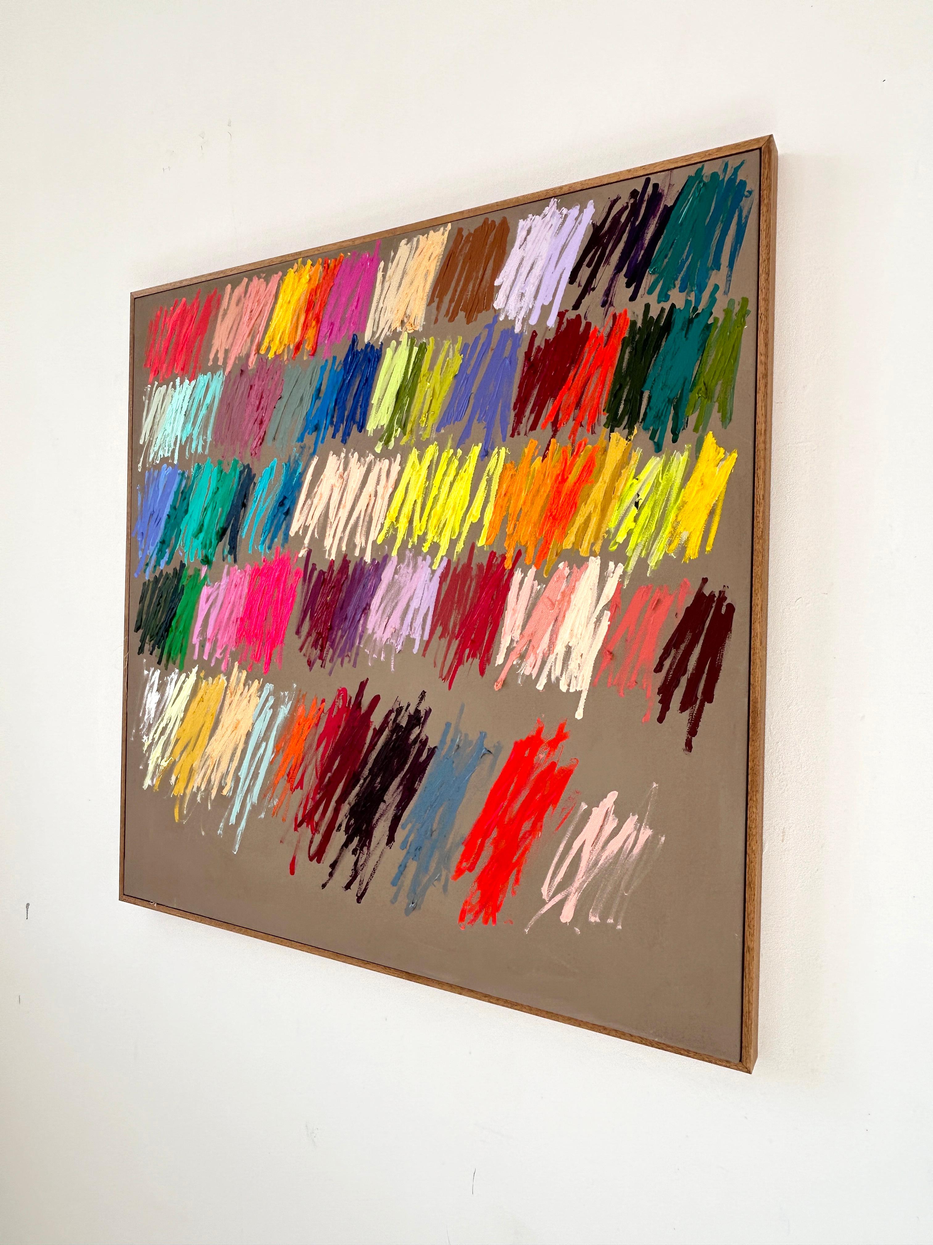 Christina Gschwantner New Strokes Zeitgenössische abstrakte Malerei Bright 2025 im Angebot 1