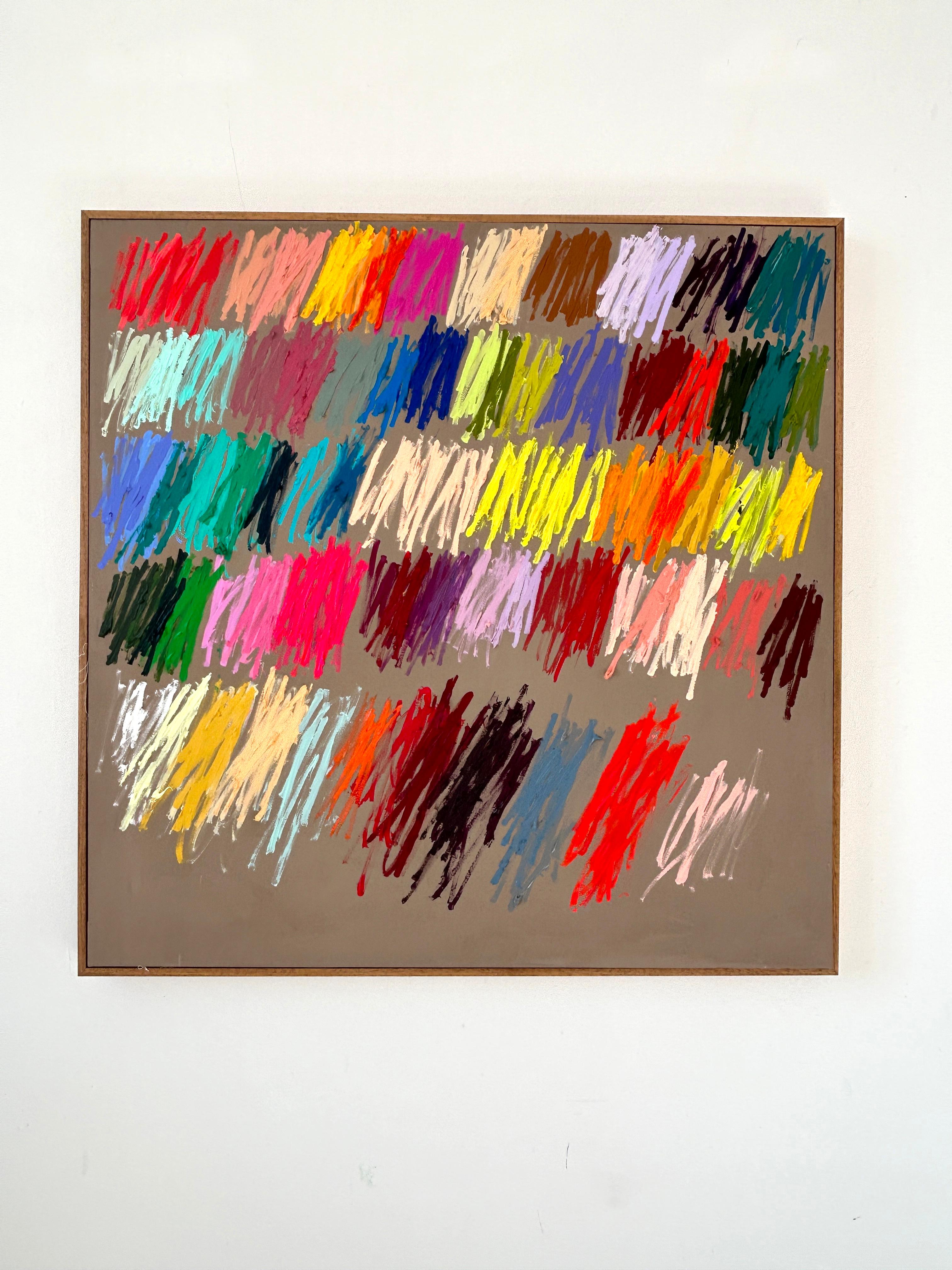 Christina Gschwantner New Strokes Zeitgenössische abstrakte Malerei Bright 2025 im Angebot 2