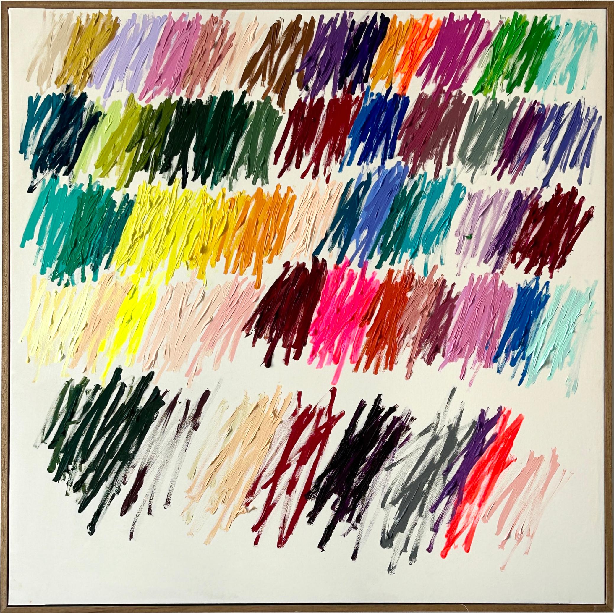 Christina Gschwantner New Strokes Contemporary Abstract Painting Bright 2025