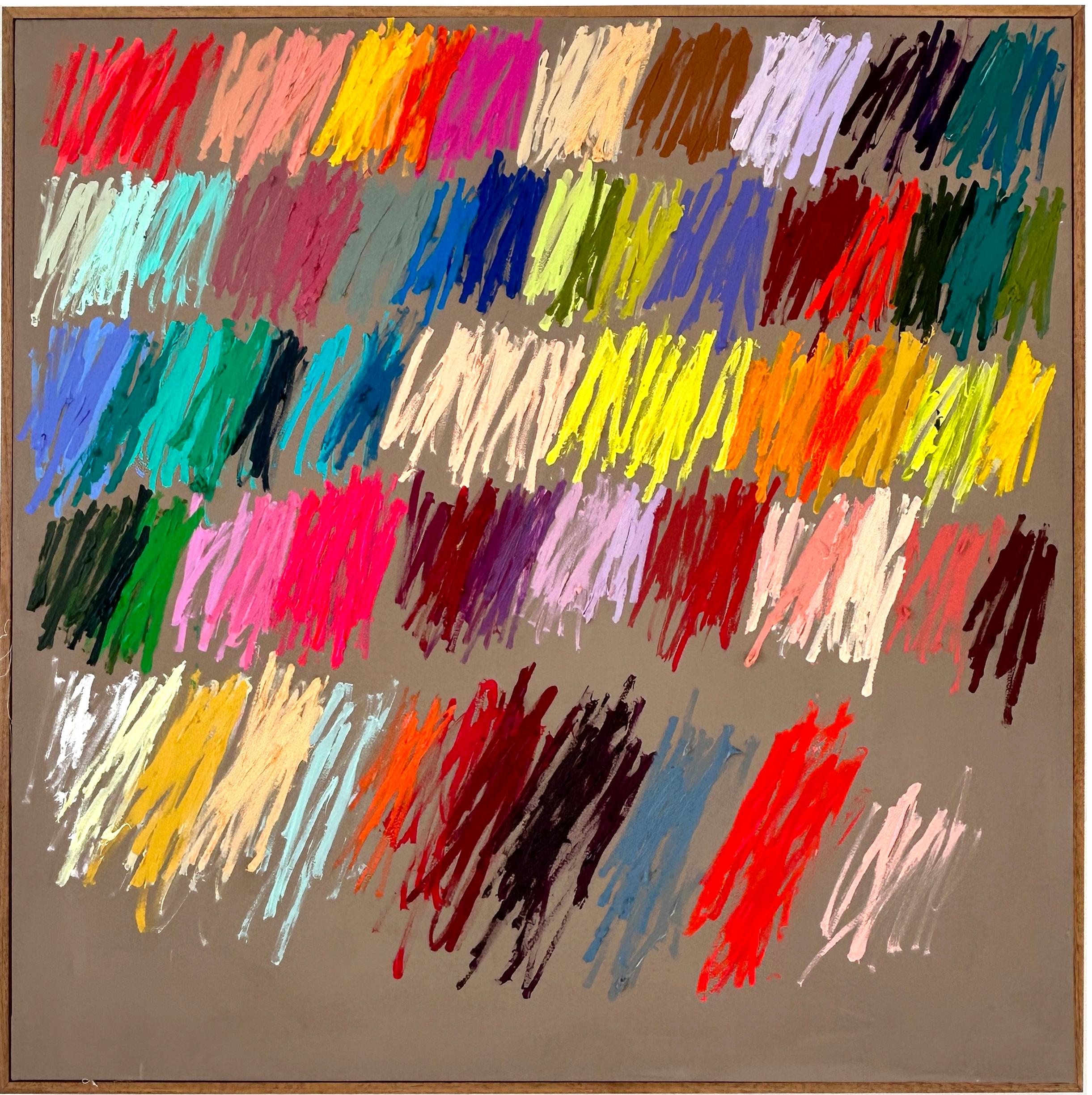  Christina Gschwantner Abstract Painting – Christina Gschwantner New Strokes Zeitgenössische abstrakte Malerei Bright 2025