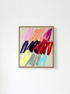 Christina Gschwantner New Vivid Gestures Peinture abstraite contemporaine Bright