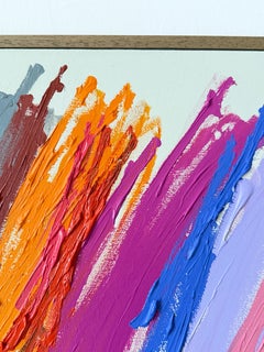 Christina Gschwantner New Vivid Gestures Peinture abstraite contemporaine Bright