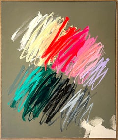 Christina Gschwantner New Vivid Gestures Peinture abstraite contemporaine Bright
