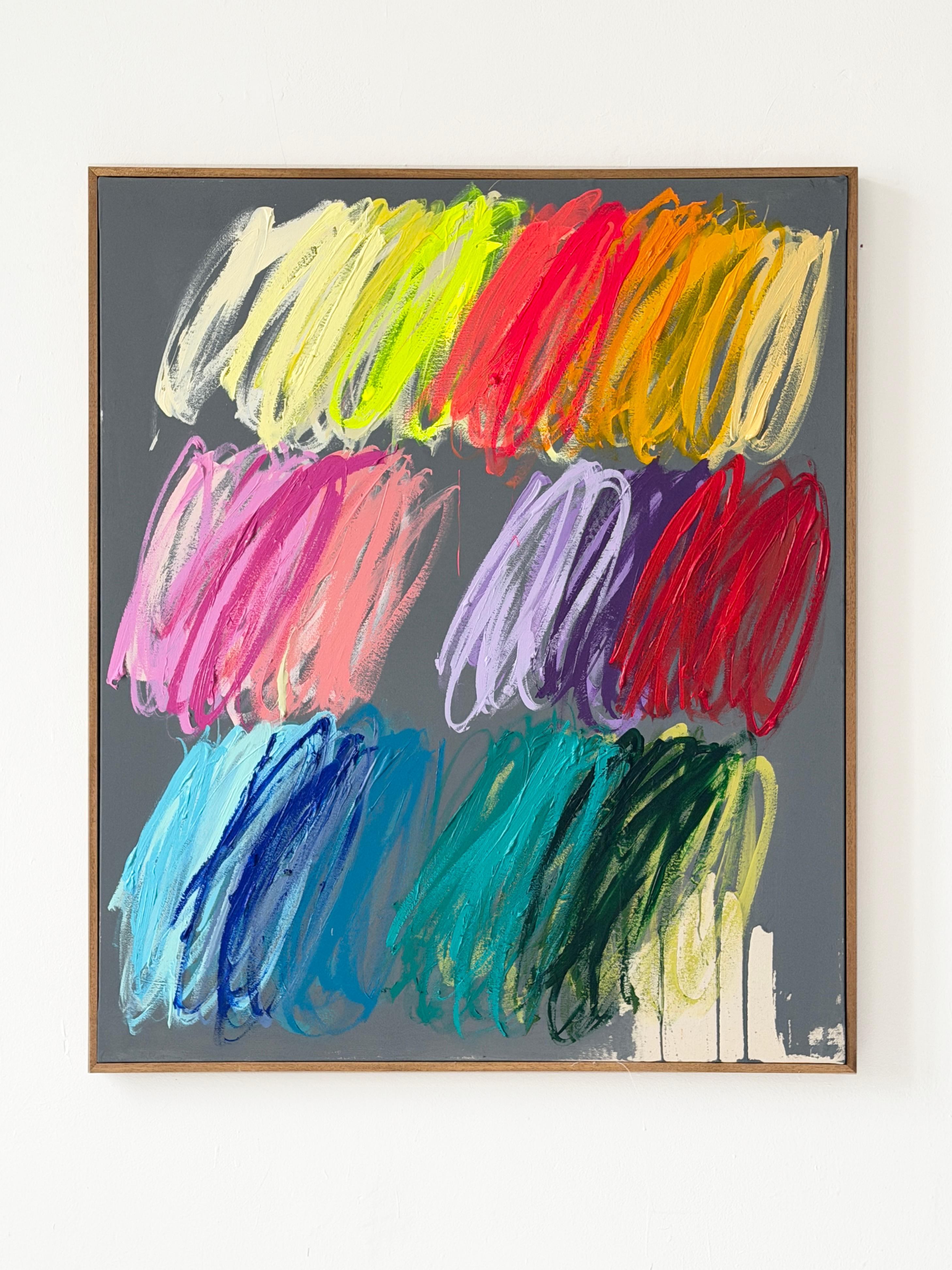 Christina Gschwantner New Vivid Gestures Contemporary Abstract Painting Bright