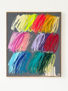 Christina Gschwantner New Vivid Gestures Contemporary Abstract Painting Bright