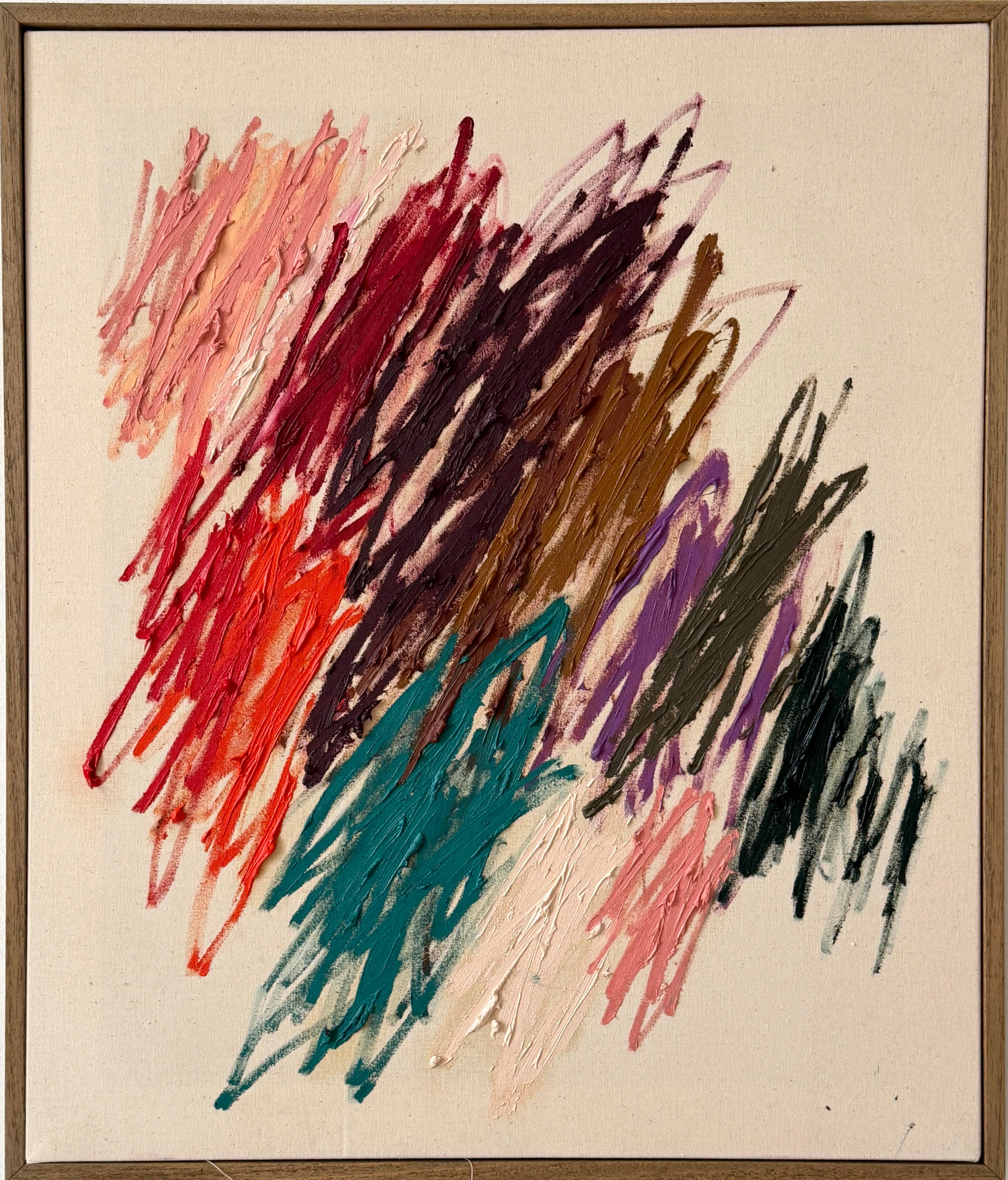 Christina Gschwantner New Vivid Gestures Contemporary Abstract Painting Bright