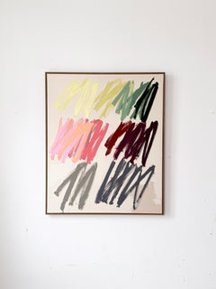 Christina Gschwantner Spring Gestures Contemporary Abstract Painting Bright