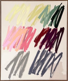 Christina Gschwantner Spring Gestures Contemporary Abstract Painting Bright