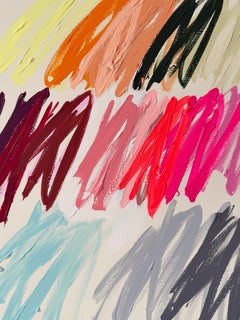 Christina Gschwantner Sunday Fun Gestures Contemporary Abstract Painting Bright
