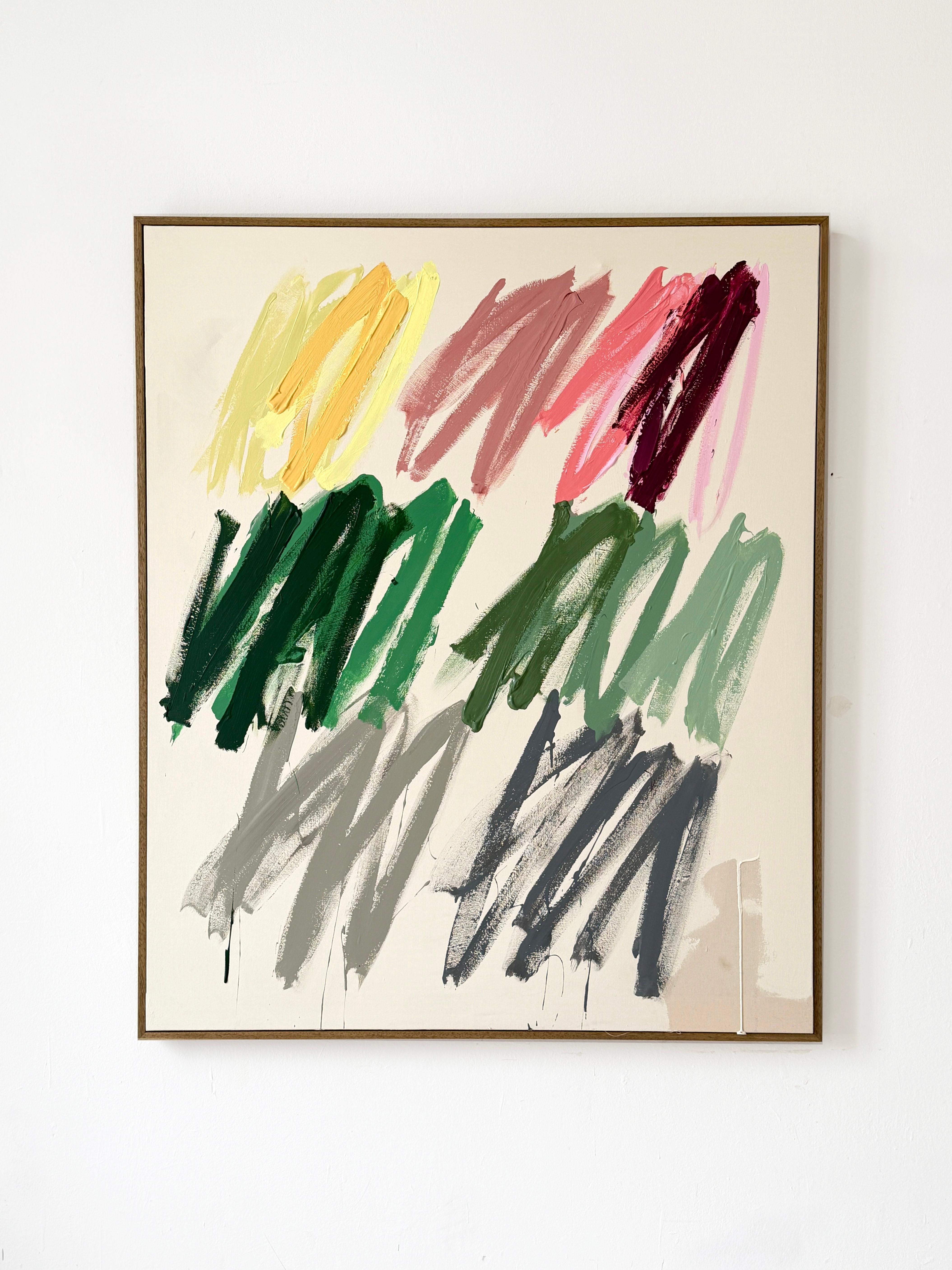 The work reflects the artist’s mastery of gesture and emotion, where each mark becomes a visual language. A striking piece that brings movement, depth, and intensity to any collection or interior.

At Escat Gallery we are committed to maintaining