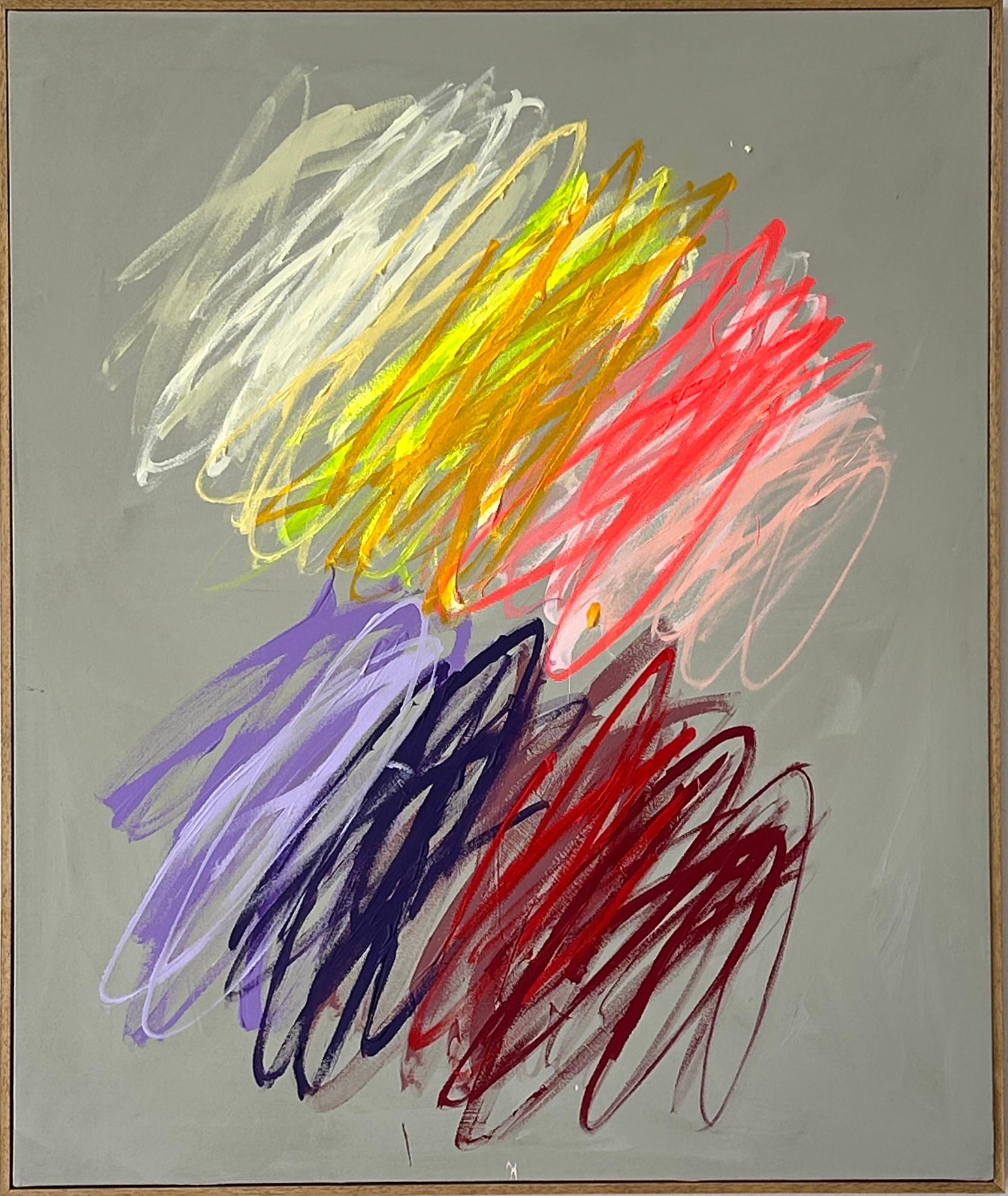 Christina Gschwantner Vivid Gestures – Contemporary Abstract Painting Bright New