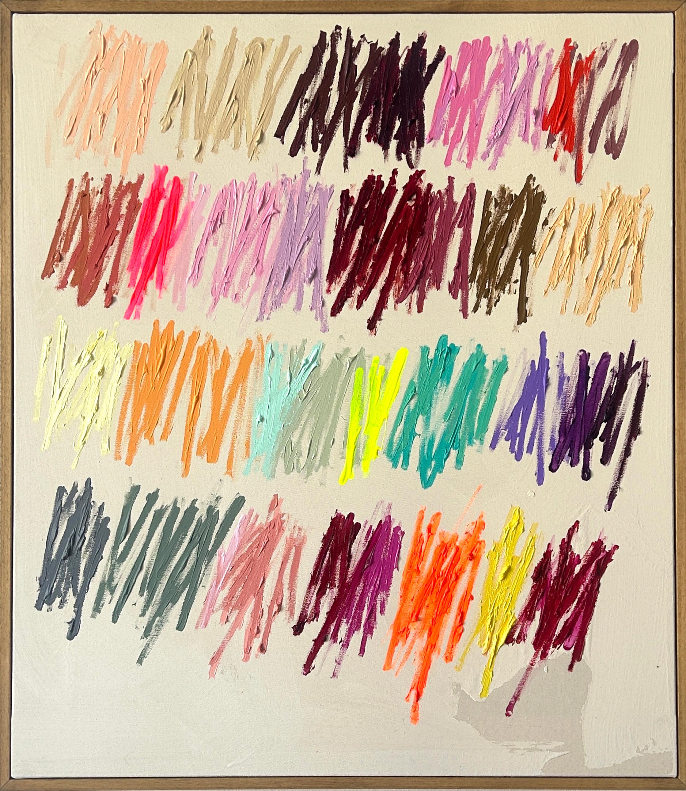 Christina Gschwantner Vivid Gestures – Contemporary Abstract Painting Bright New