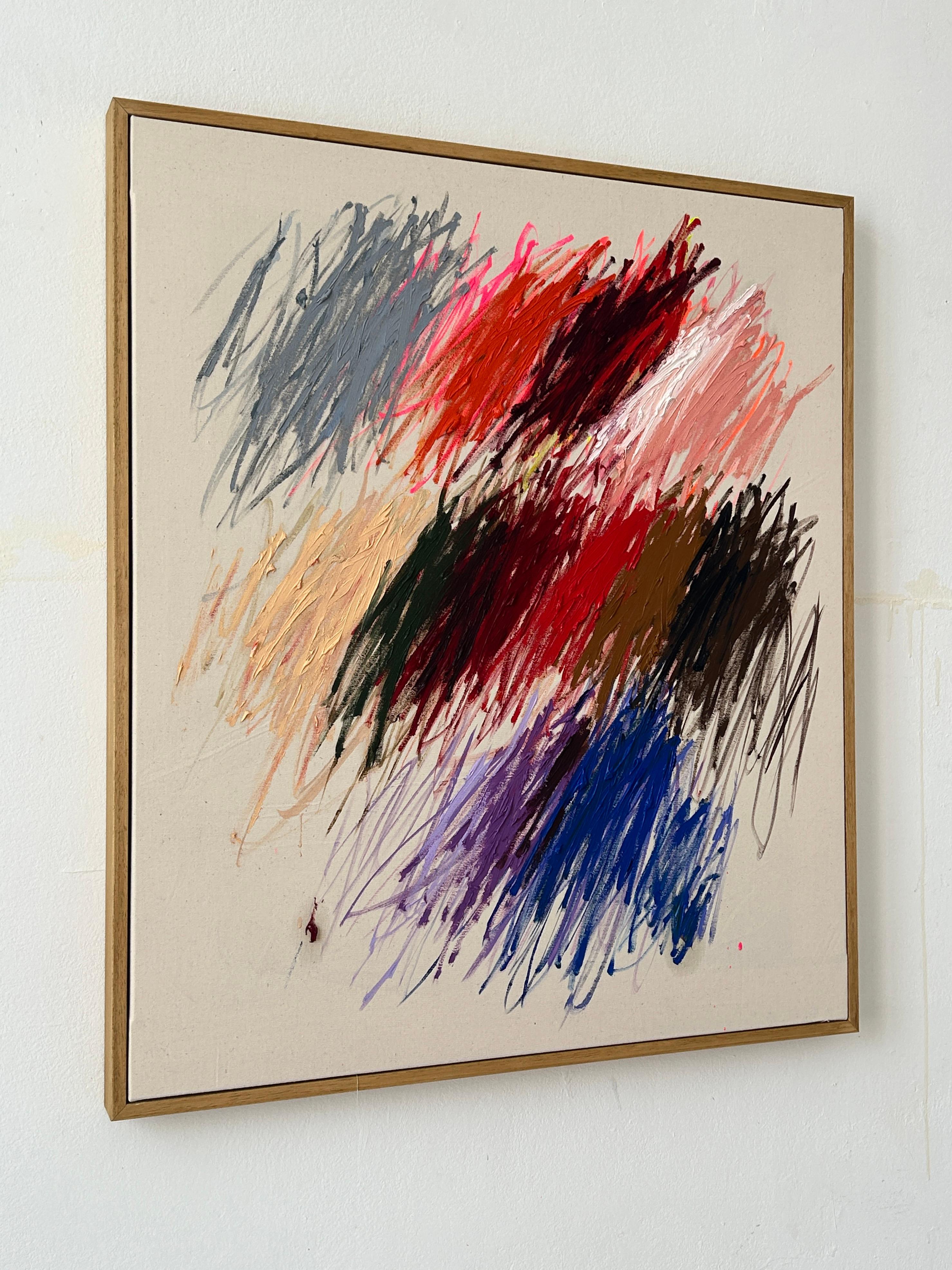 Obra de Arte Abstracto Contemporáneo Colores Christina Gschwantner 2024 1