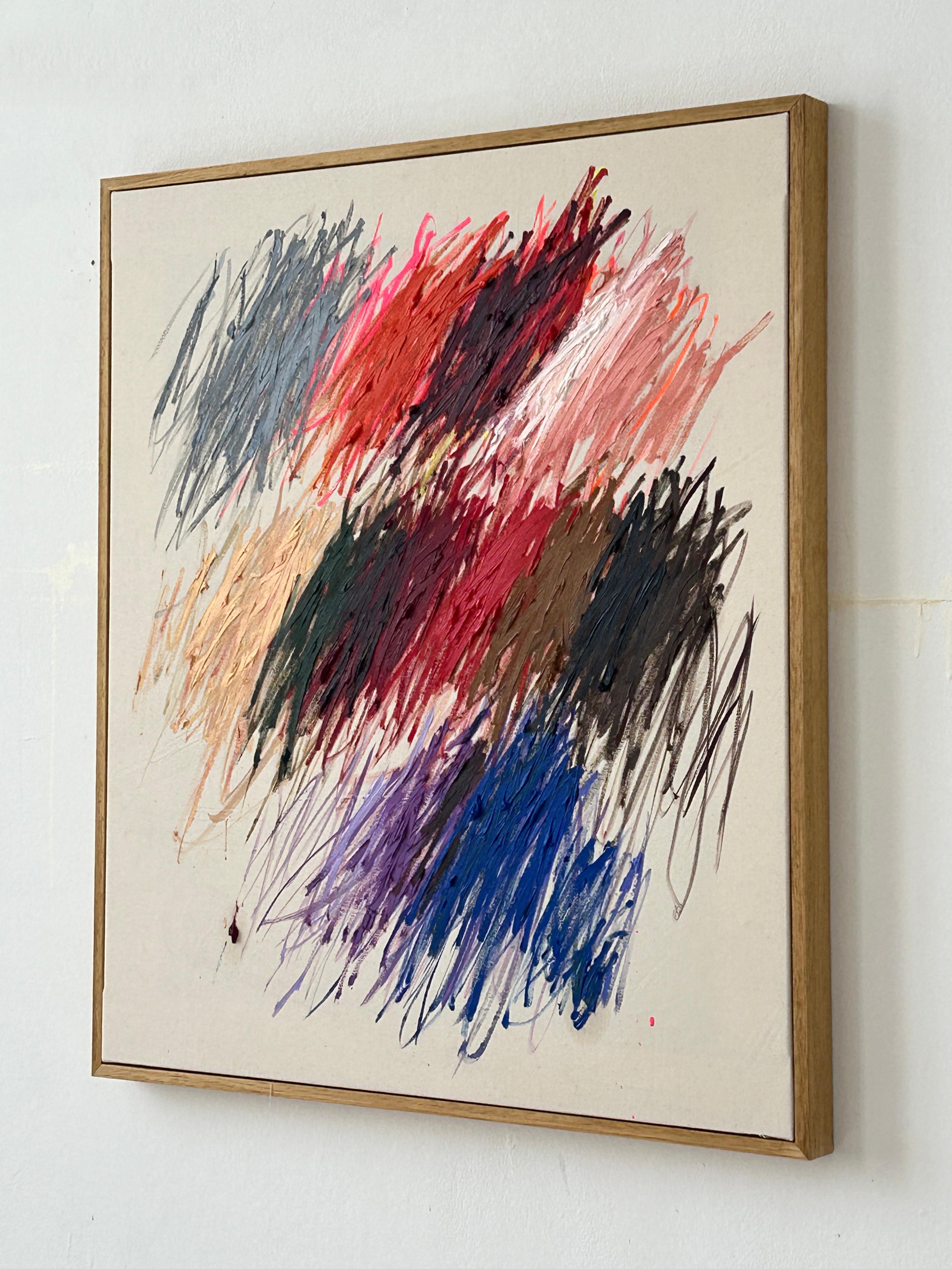 Obra de Arte Abstracto Contemporáneo Colores Christina Gschwantner 2024 2