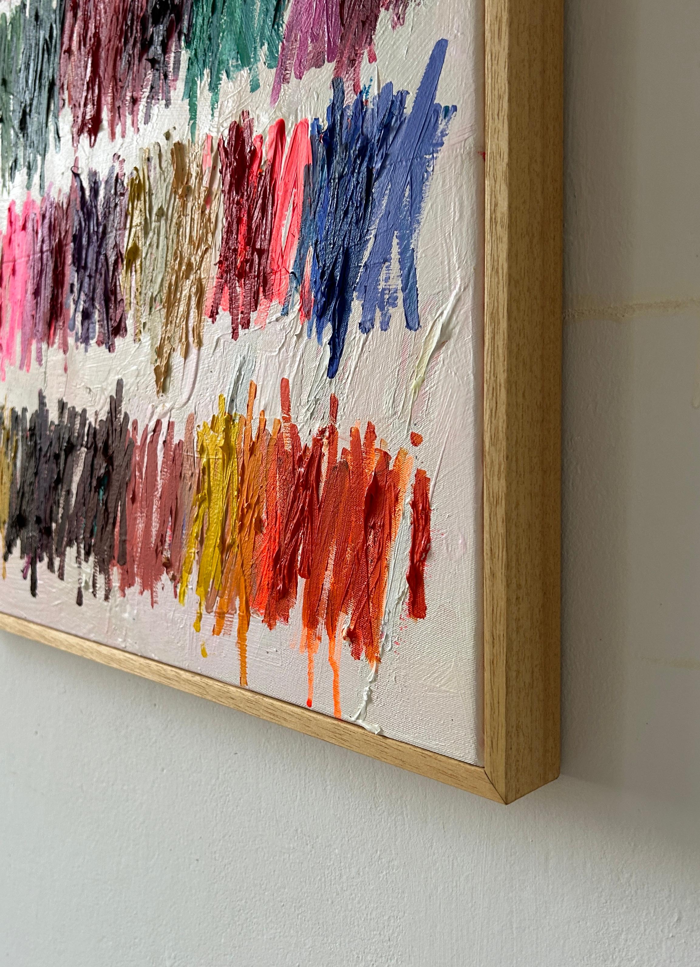 Opera d'arte astratta contemporanea a colori Christina Gschwantner 2024 3