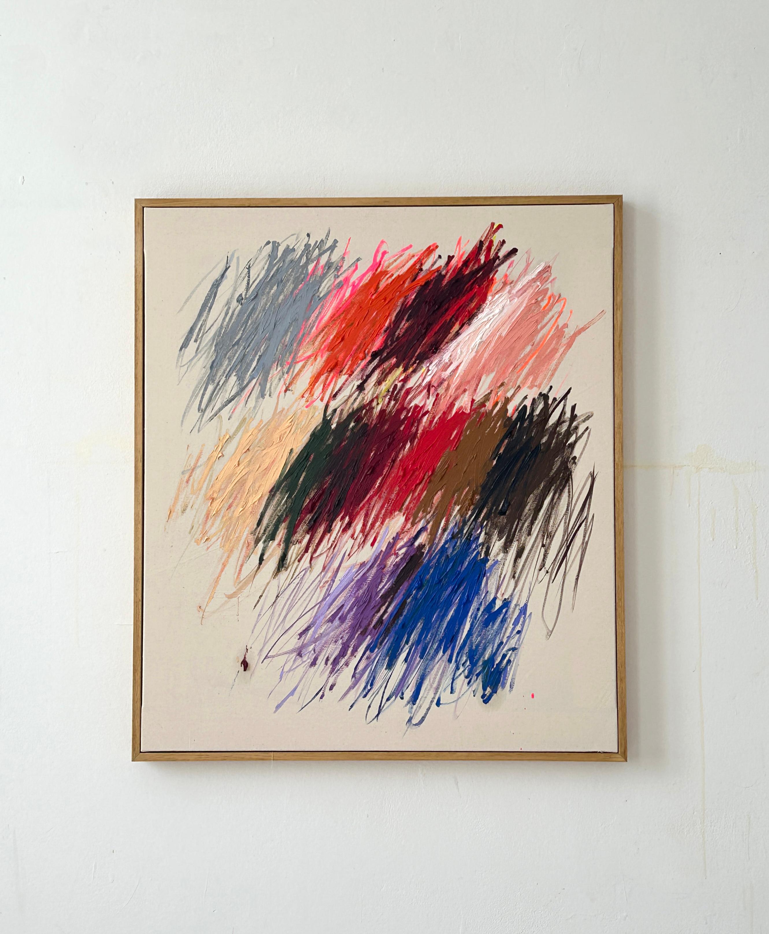 Obra de Arte Abstracto Contemporáneo Colores Christina Gschwantner 2024 4