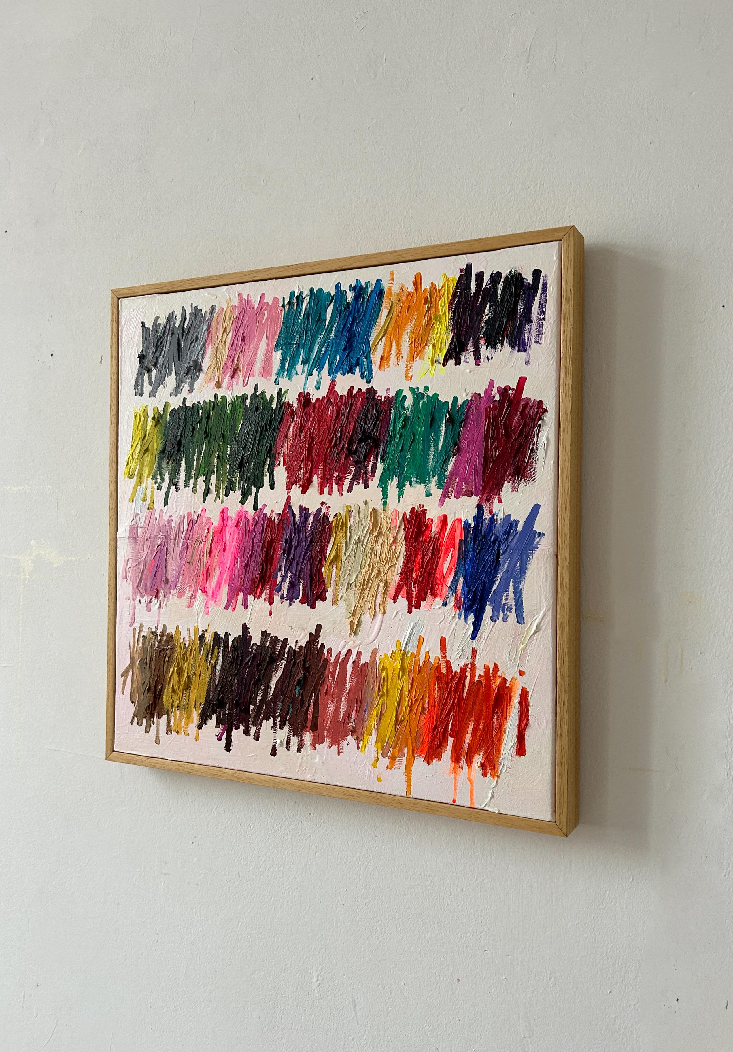 Opera d'arte astratta contemporanea a colori Christina Gschwantner 2024 5