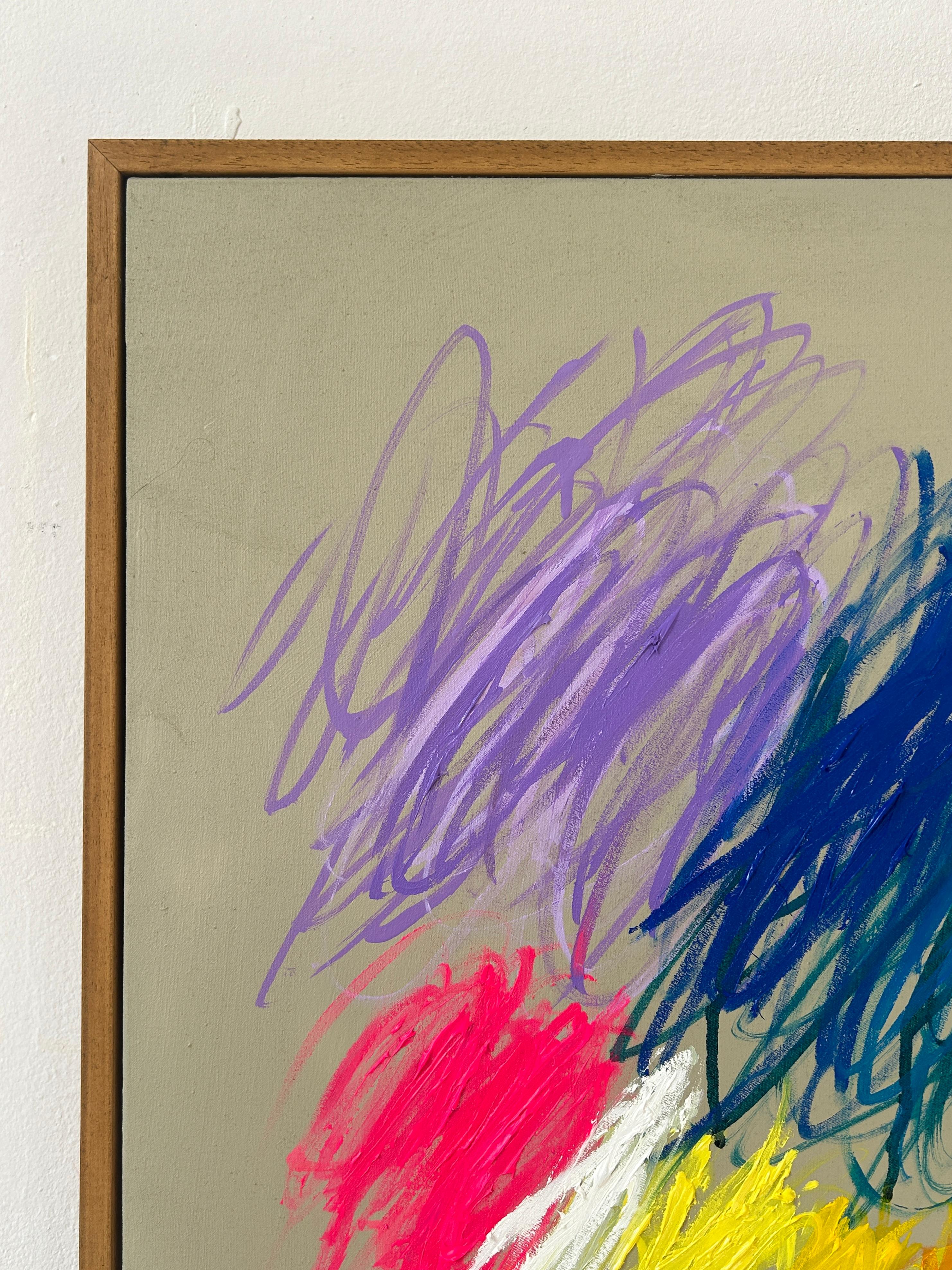 Opera d'arte astratta contemporanea a colori Christina Gschwantner 2024 in vendita 2