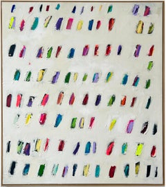 Contemporary Abstract Dots Artwork Colors Christina Gschwantner 2024