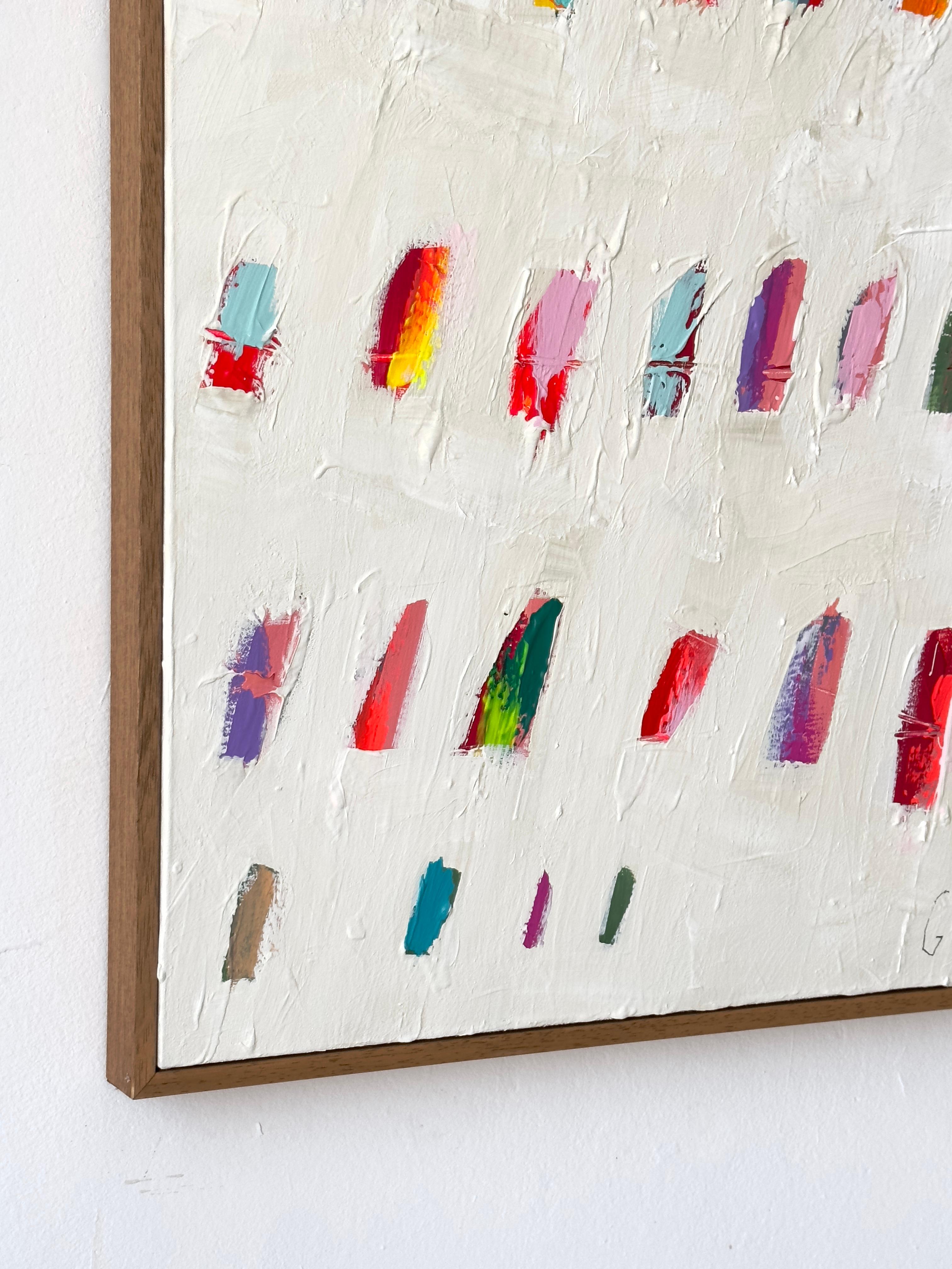 Contemporary Abstract Dots V Colors Künstlerin Christina Gschwantner Neu im Angebot 1