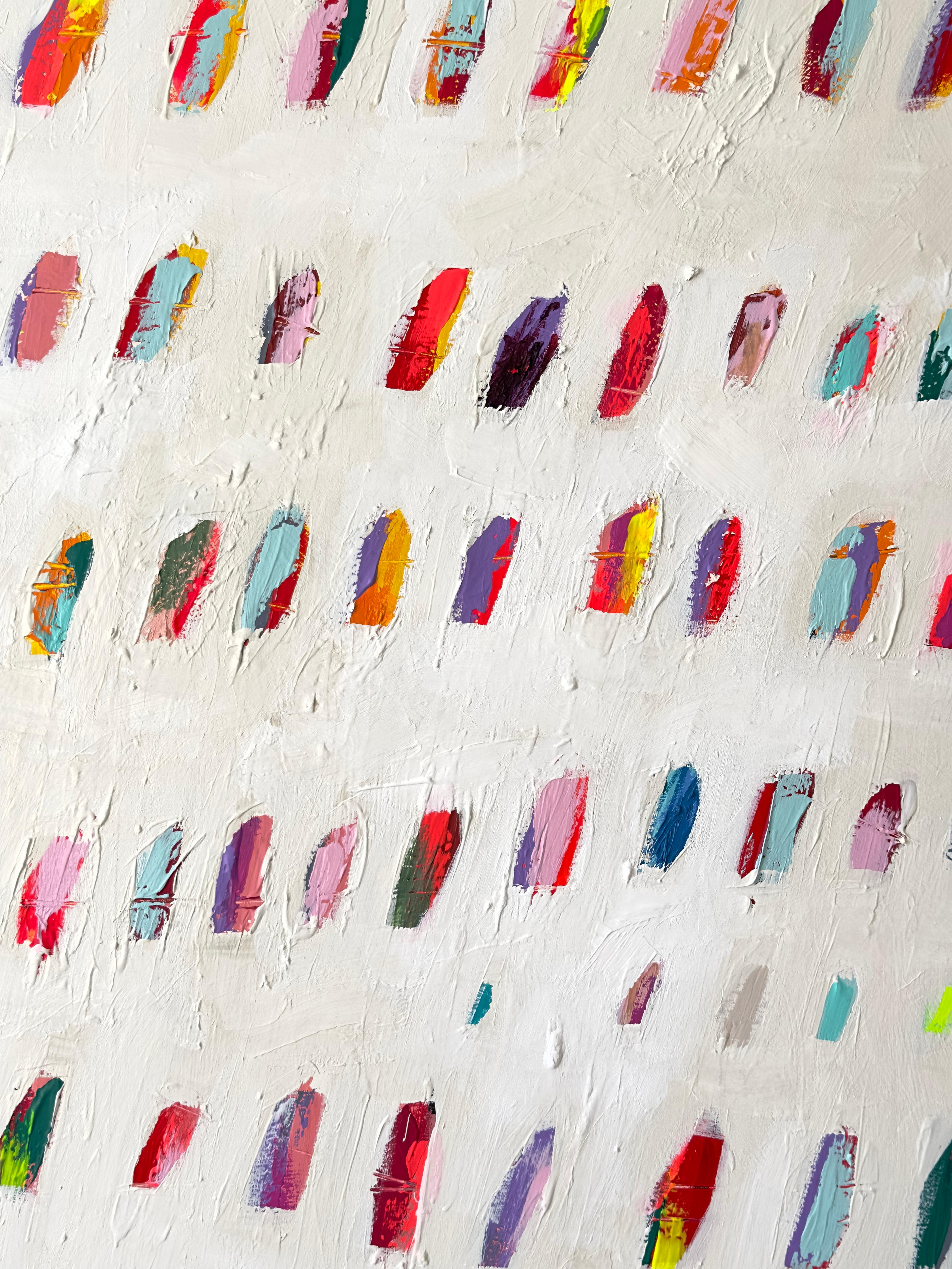 Contemporary Abstract Dots V Colors Künstlerin Christina Gschwantner Neu im Angebot 6