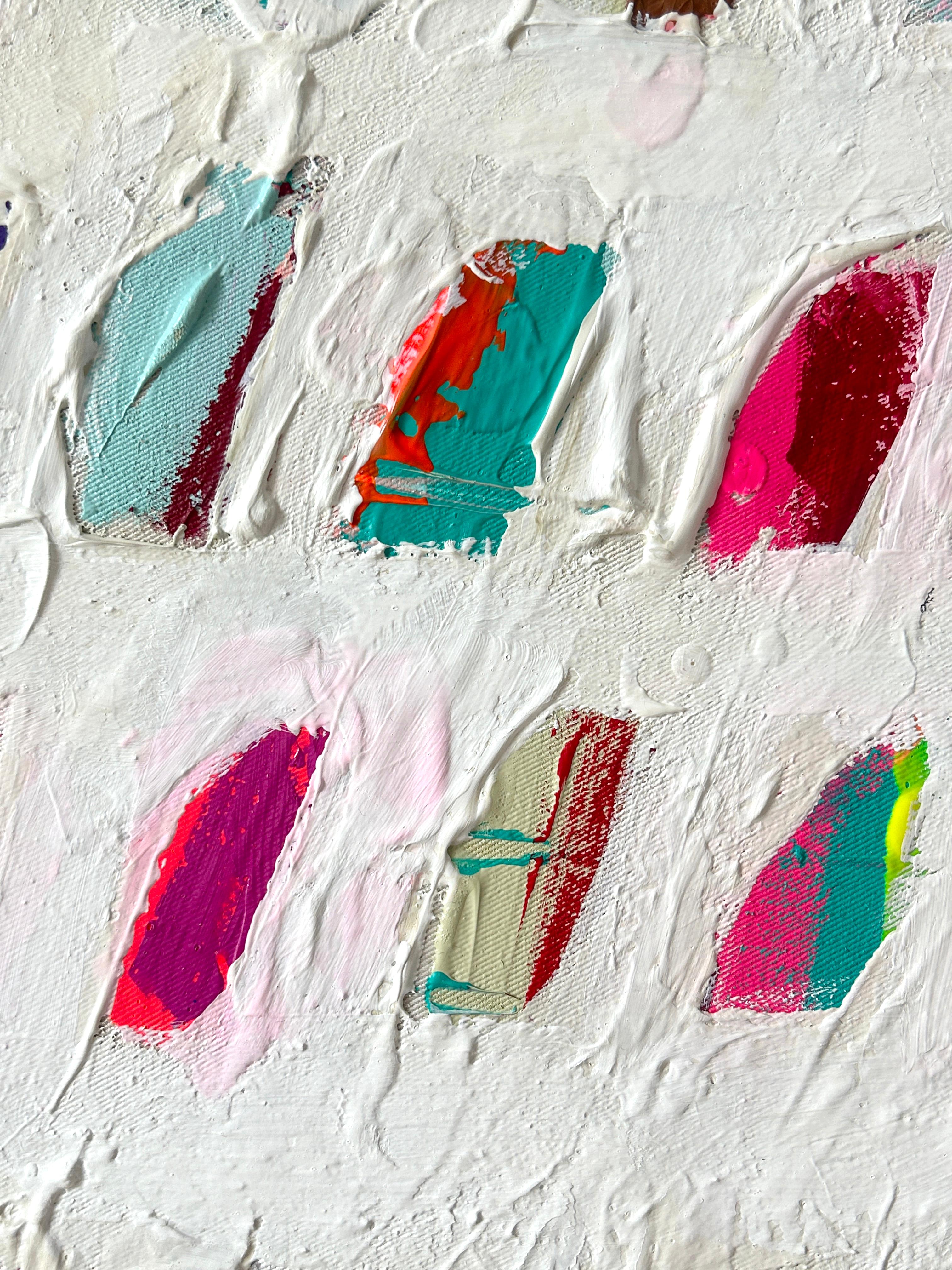 Contemporary Happy Abstract Dots Colors Künstlerin Christina Gschwantner 1